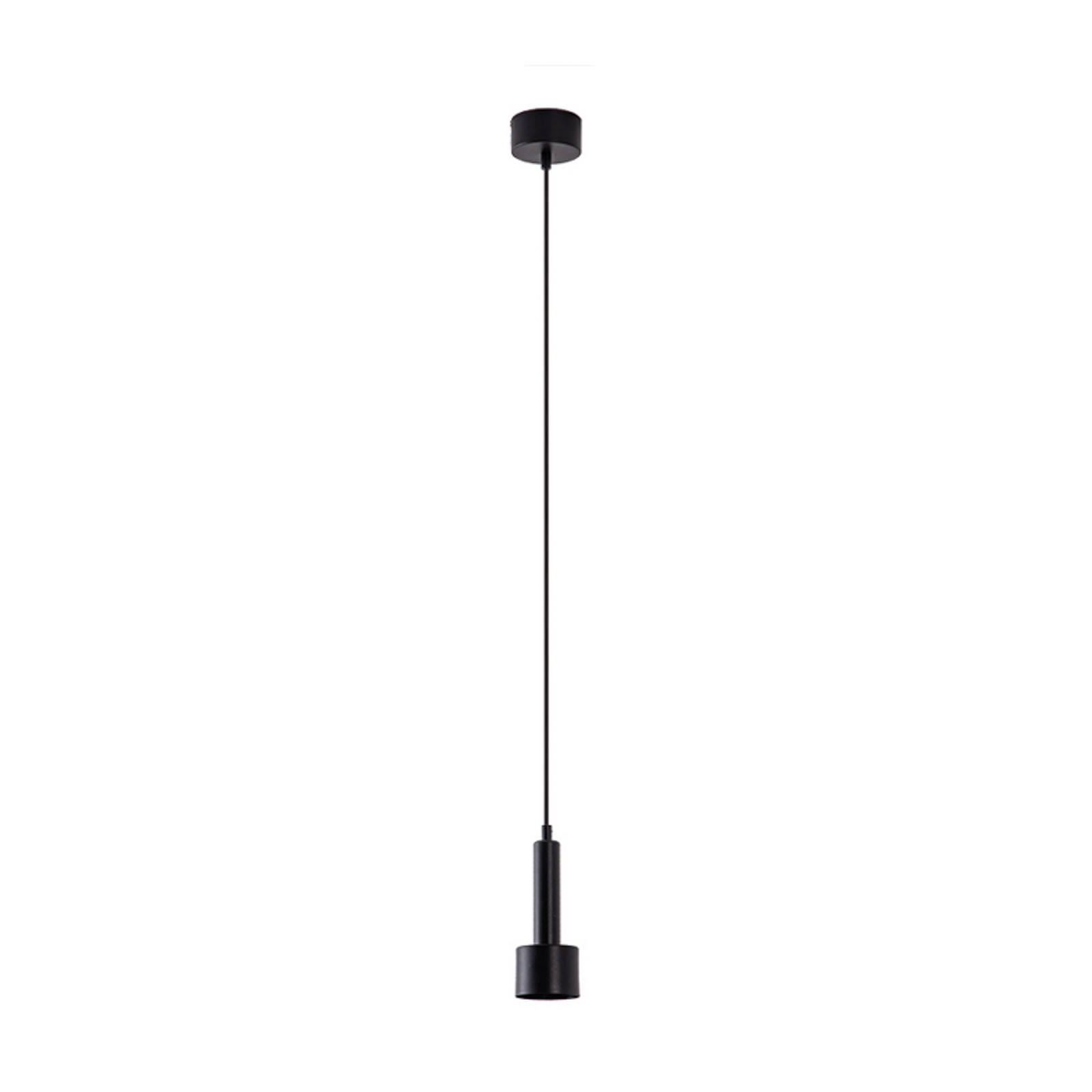 Zambelis Lampă suspendată LED 22177 negru Ø 7 cm metal - Camera de zi / sufragerie - Modern - negru mat