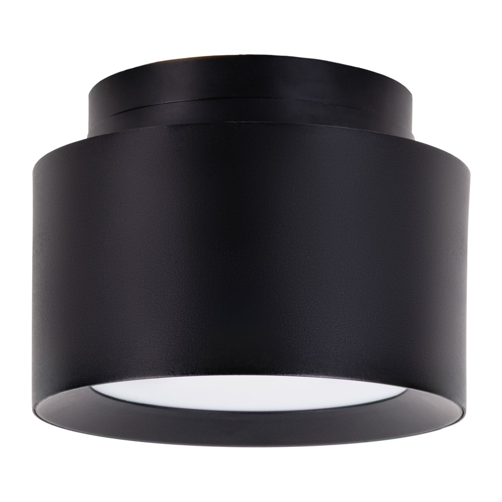 LED-laespot Trimes, Ø 14 cm, must, CCT, astmeliselt dimmerdatav