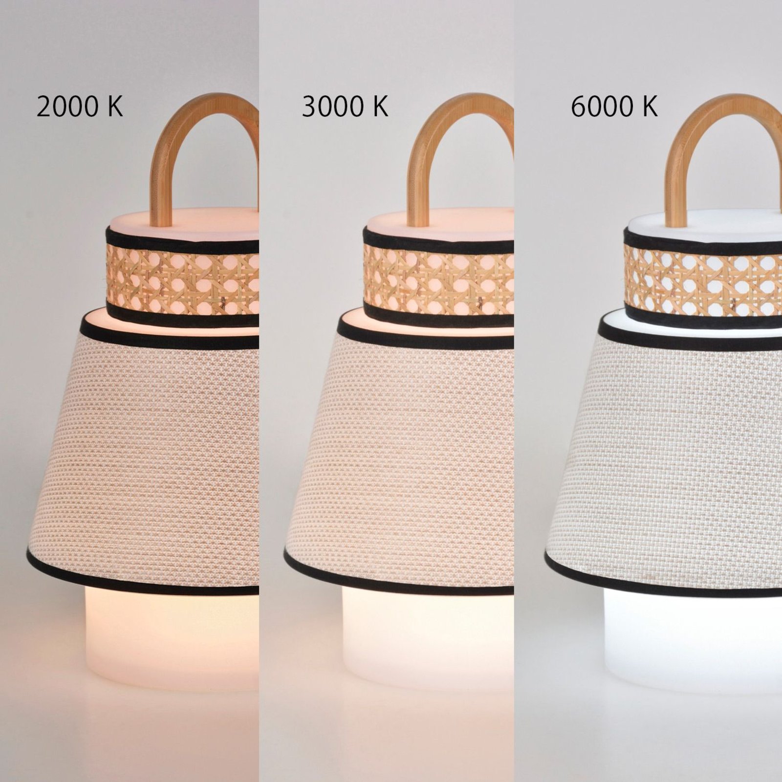 Singapour LED-Terrassenlampe USB sand - MARKET SET Singapour LED-Terrassenlampe USB sand - MARKET SET