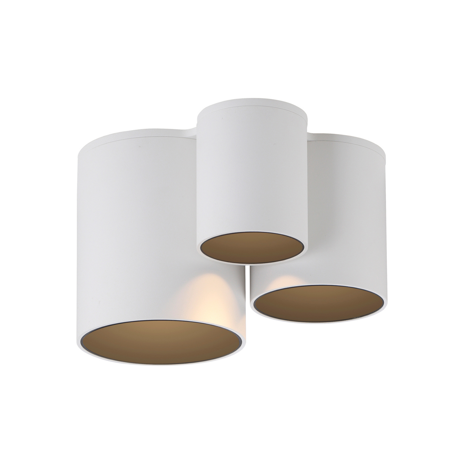 PURE LED лампа за баня Point, бяла, дължина 18 cm, 3-крилна.