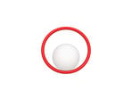 Hula Hoop Wall Lamp Strawberry Red - Swedish Ninja