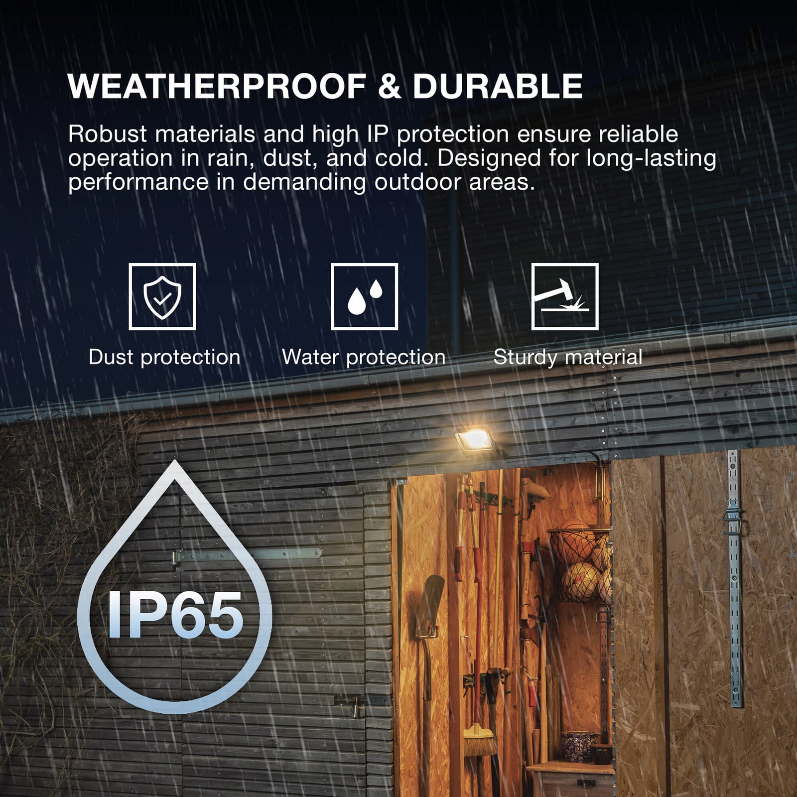 OSRAM LED kültéri spotlámpa ENDURA FLOOD, fehér 30 W 3000 K IP65