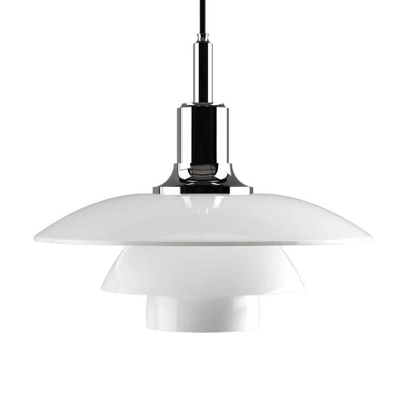 Louis Poulsen - PH 3½-3 Pendelleuchte High Lustre Chrome Plated