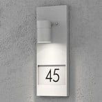 Numéro de maison lumineux Modena 7655, gris