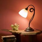 Lámpara de mesa Luca en estilo rústico