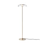 Blossi LED-gulvlampe, høyde 120 cm, gullfarget/klar - Nuura