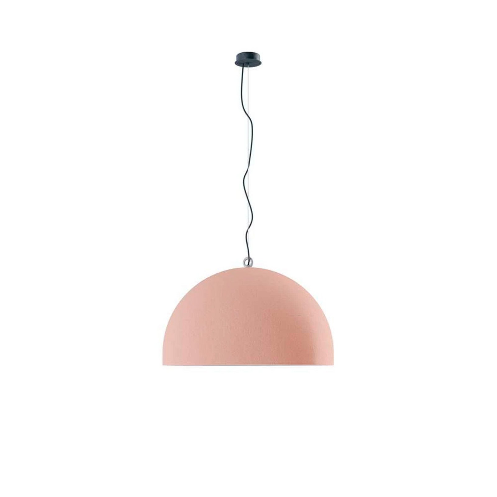 Urban Calcestruzzo Dome Lampada a Sospensione Ø80 Pink Dust - Diesel Living with