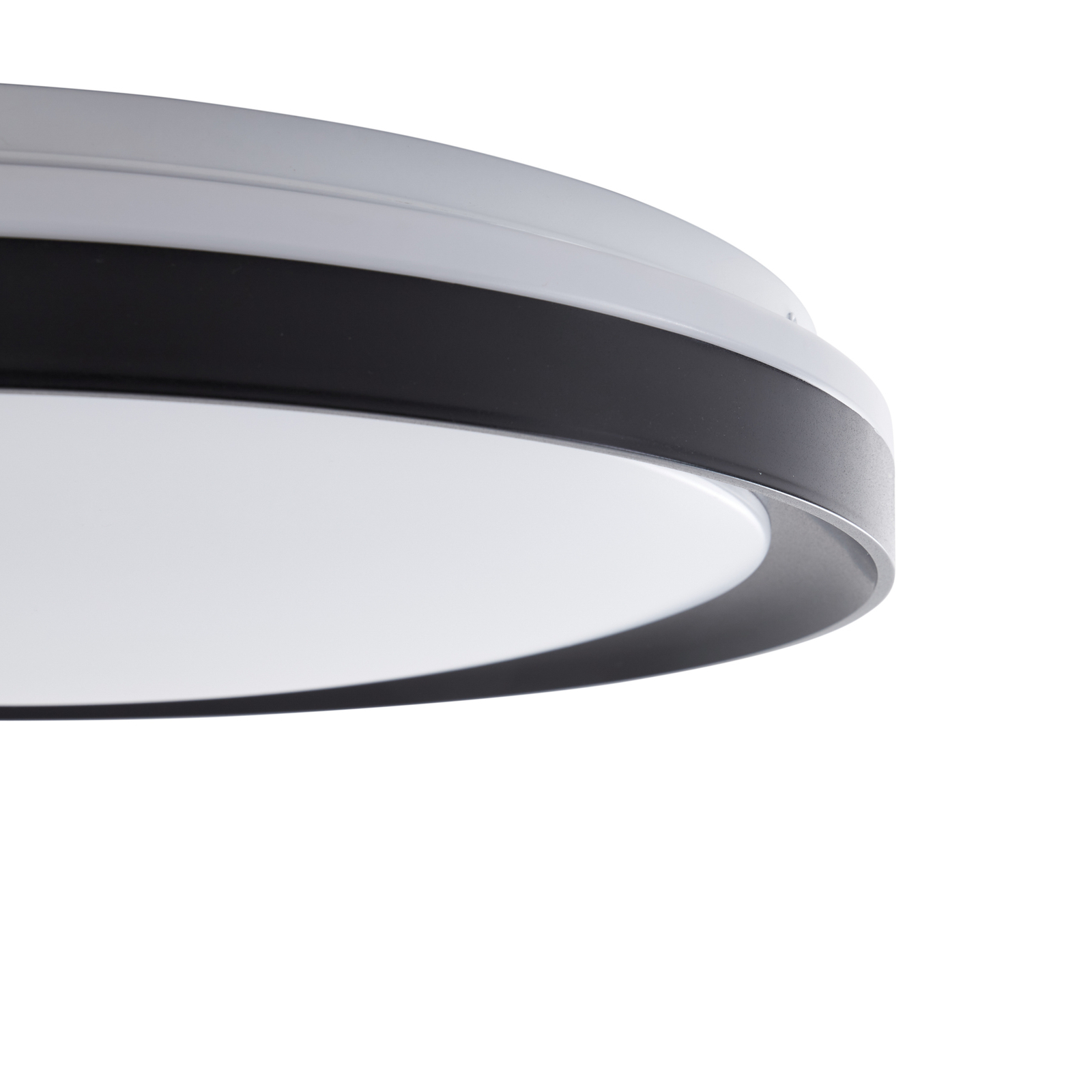 Lindby Smart LED stropna svjetiljka Ardena, RGBIC, visina 8,5 cm, Tuya