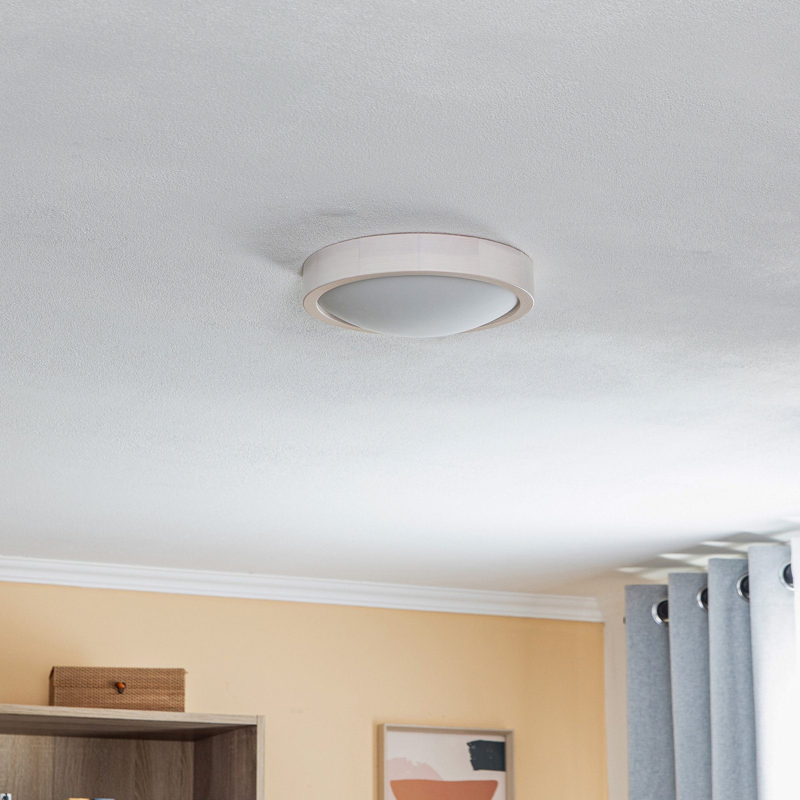 Envostar Kris ceiling light, Ø 27.5 cm, white