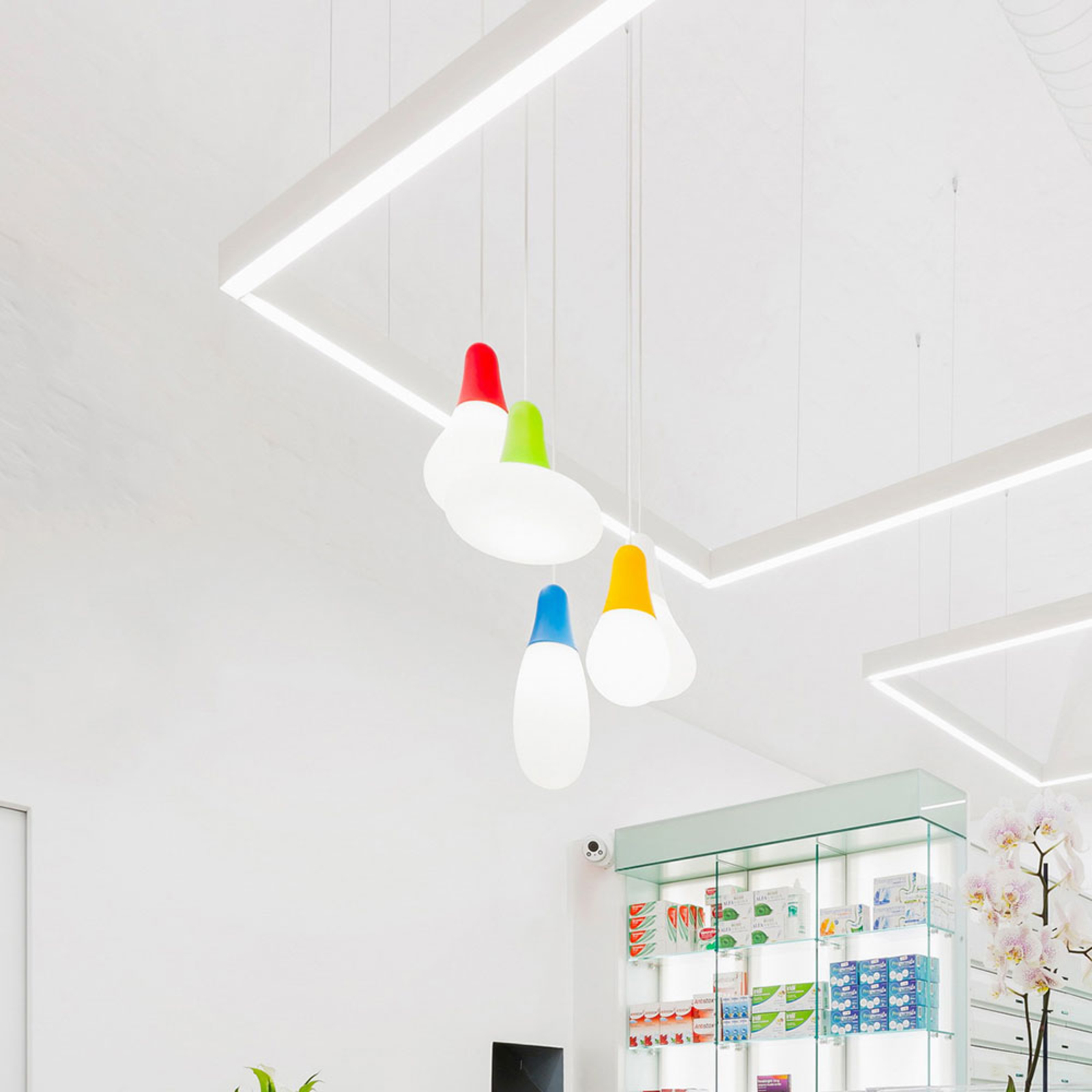 Martinelli Luce Pendelleuchte Ciulifruli, Polyethylen
