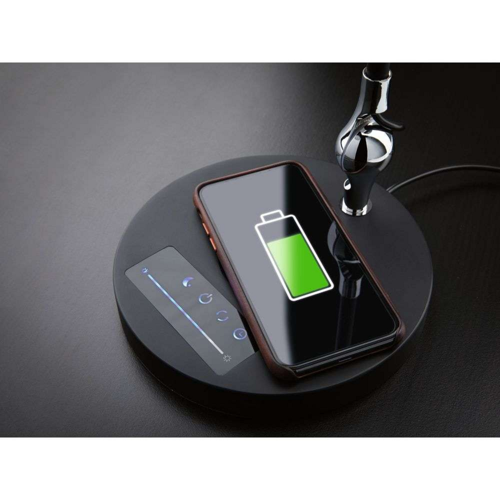 Numis Qi Veioză w/Qi Wireless Charging Negru - Paulmann