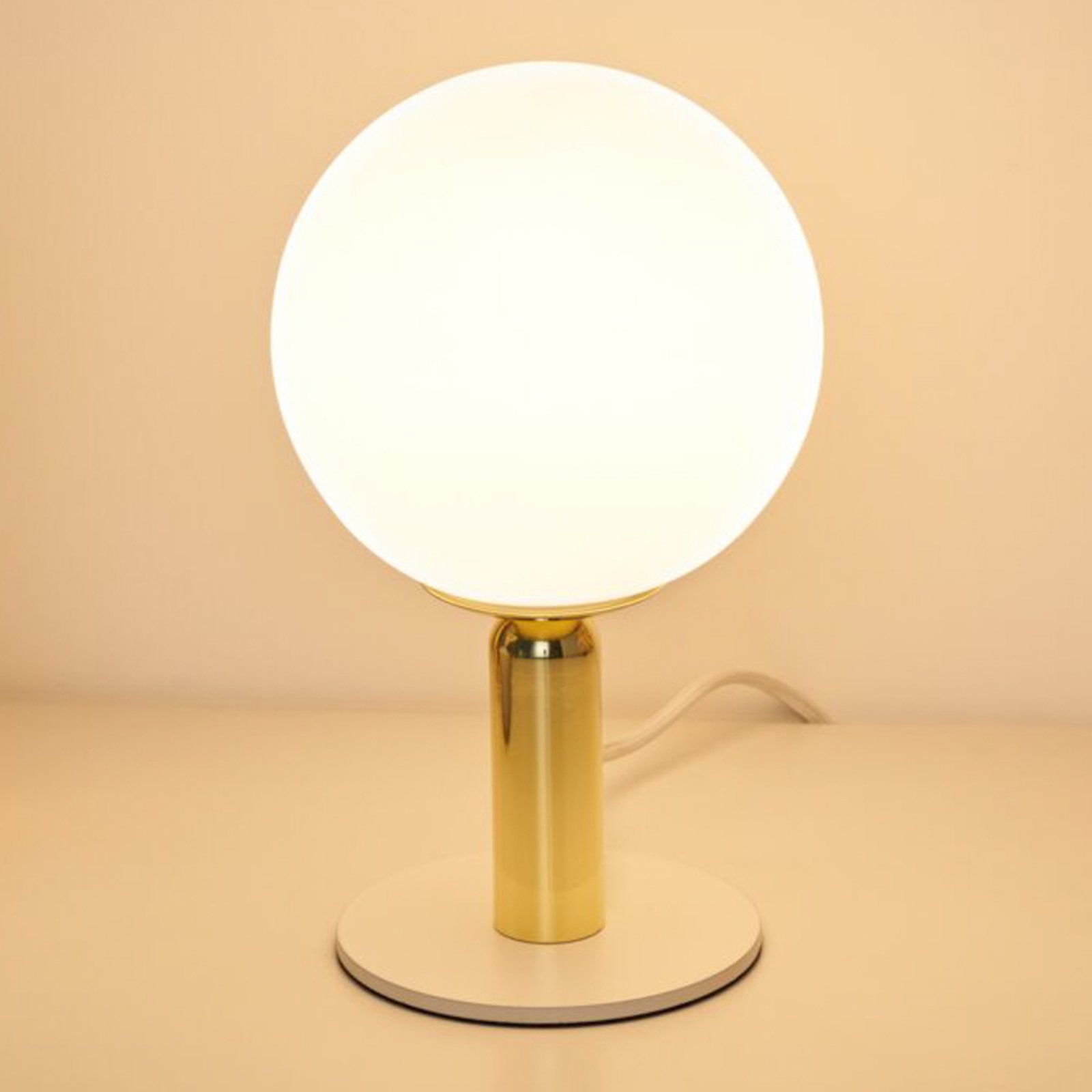 Pauleen Splendid Pearl asztali lámpa üveggömbbel
