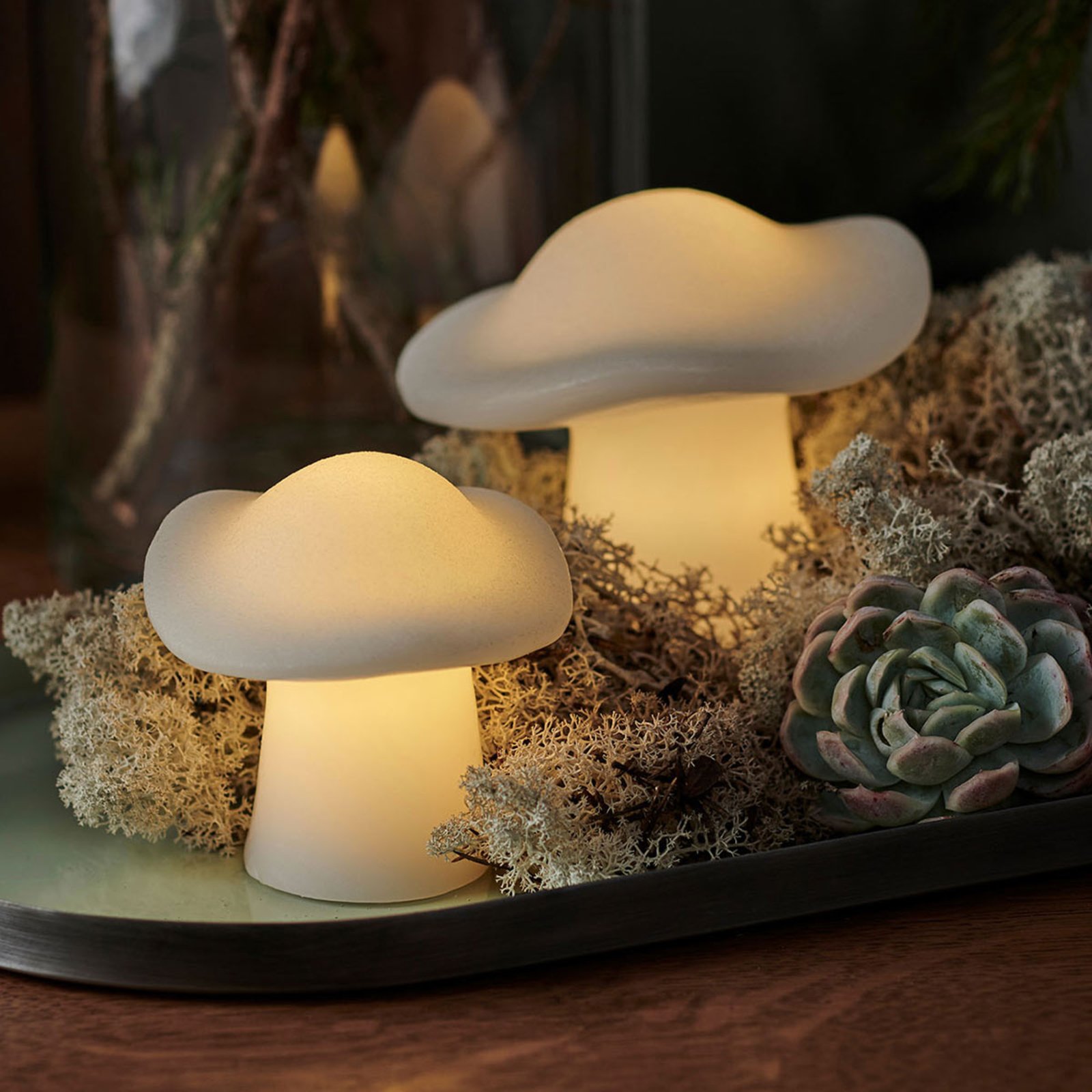 Mushroom LED deco lámpa 2 db-os készlet