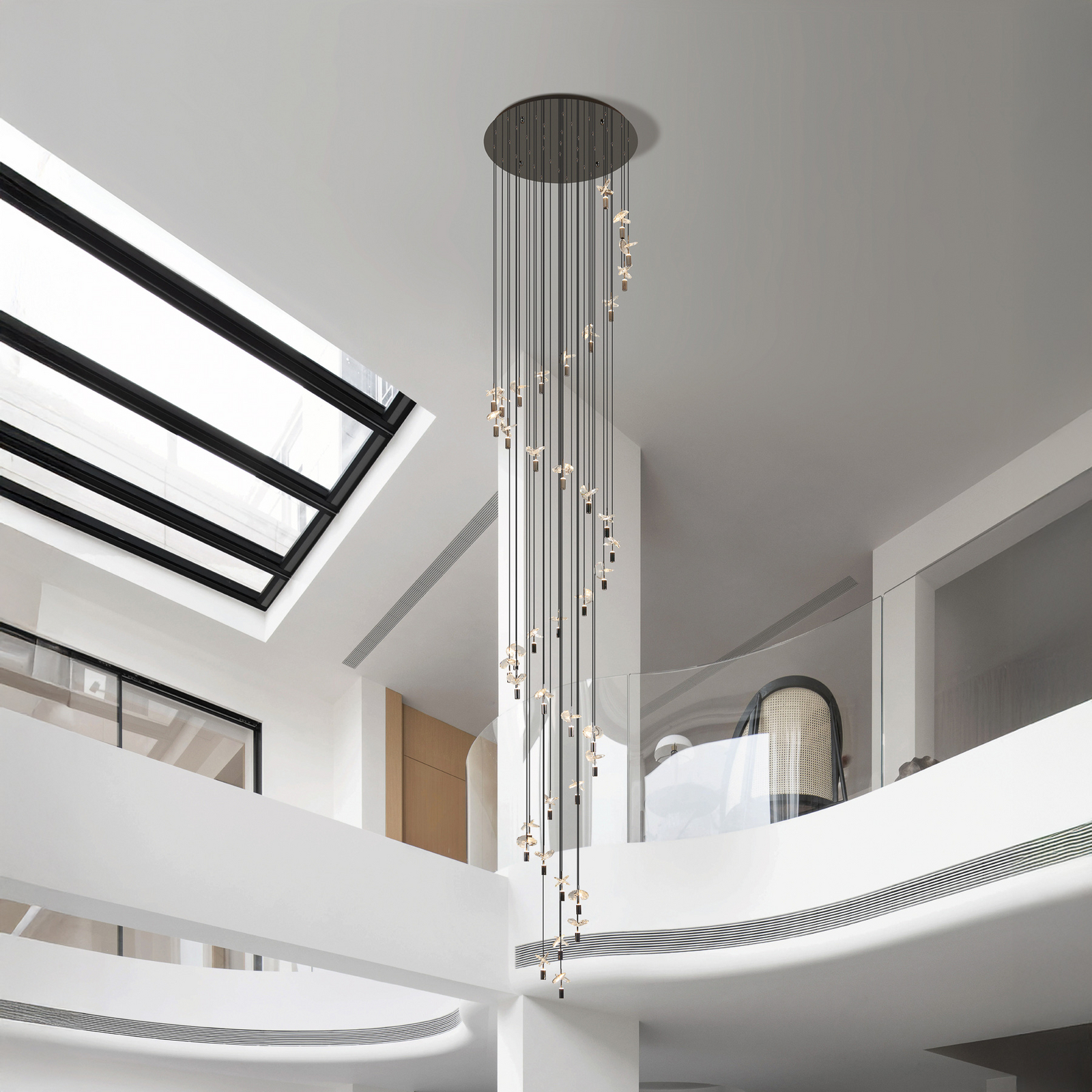 Suspension Comareira nickel 500 x 78 cm CCT - Stars of Light