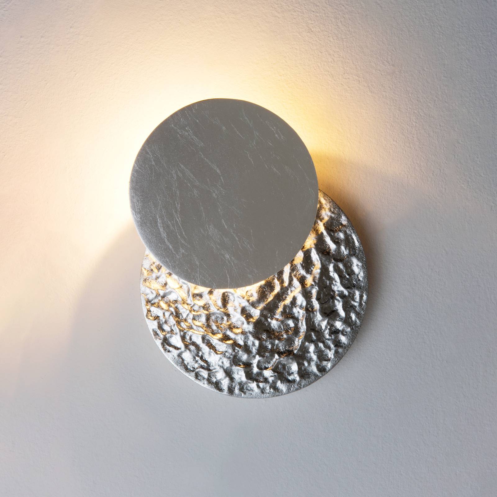 Levně LED nástěnné světlo Coronare Piccolo, stříbrná