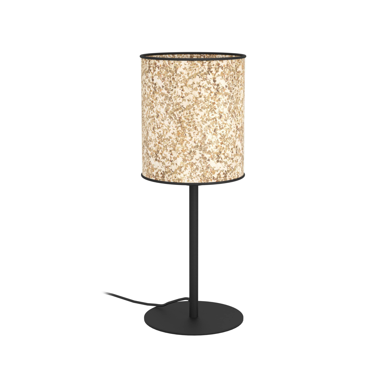 Butterburn galda lampa, augstums 47,5 cm, bēšs/zaļa, audums