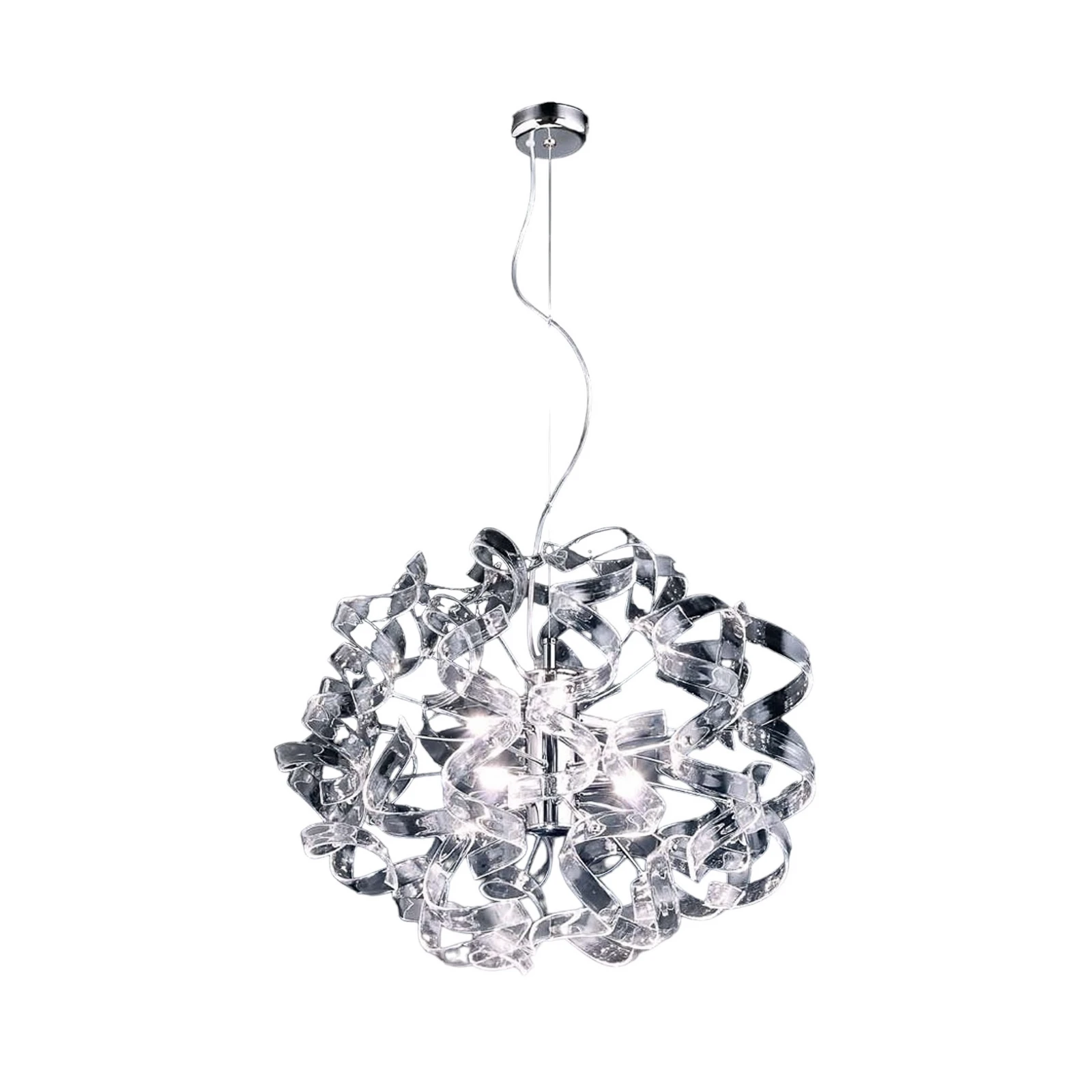 Glossy hanging light Crystal oval