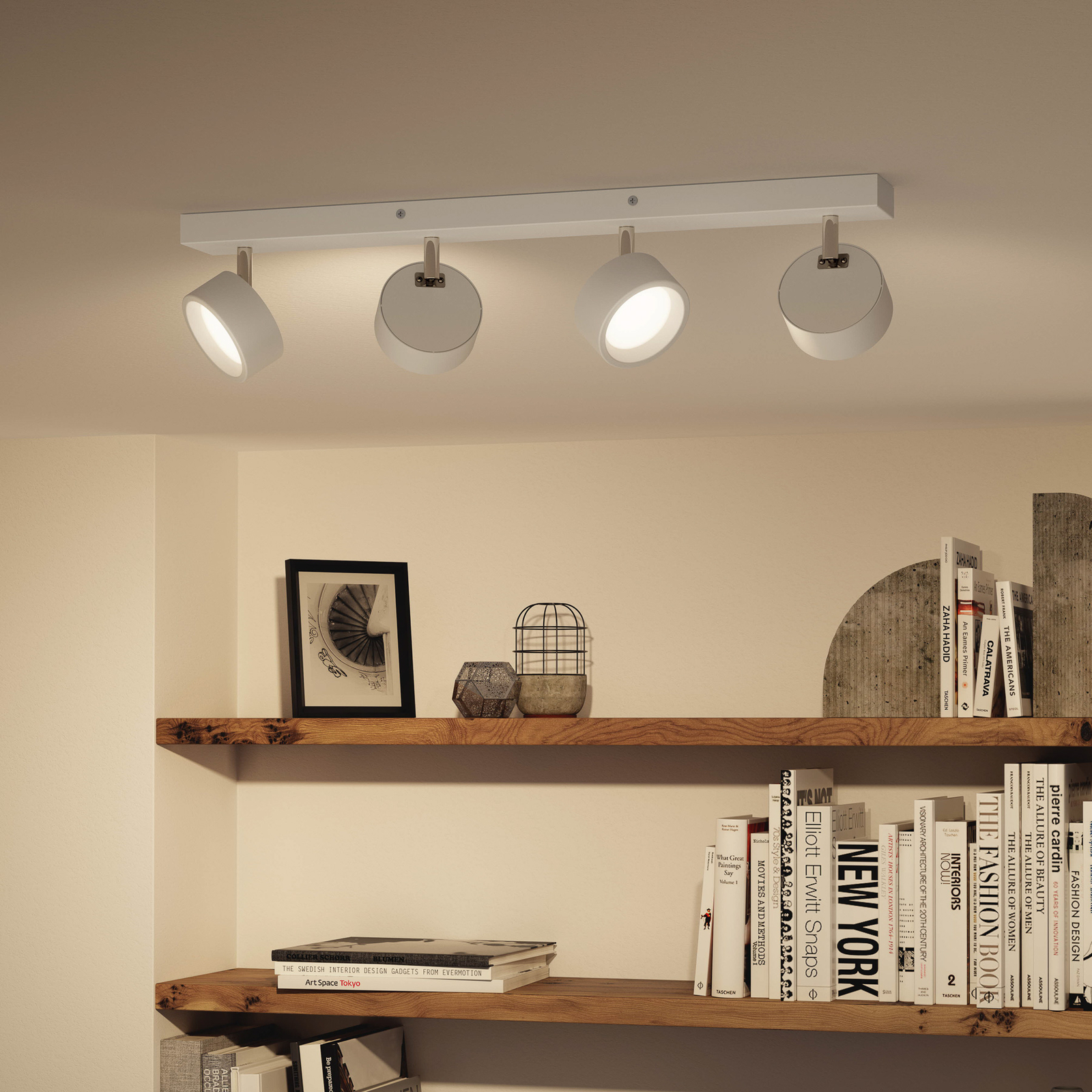 Philips Bracia LED-Deckenspot, vierflammig
