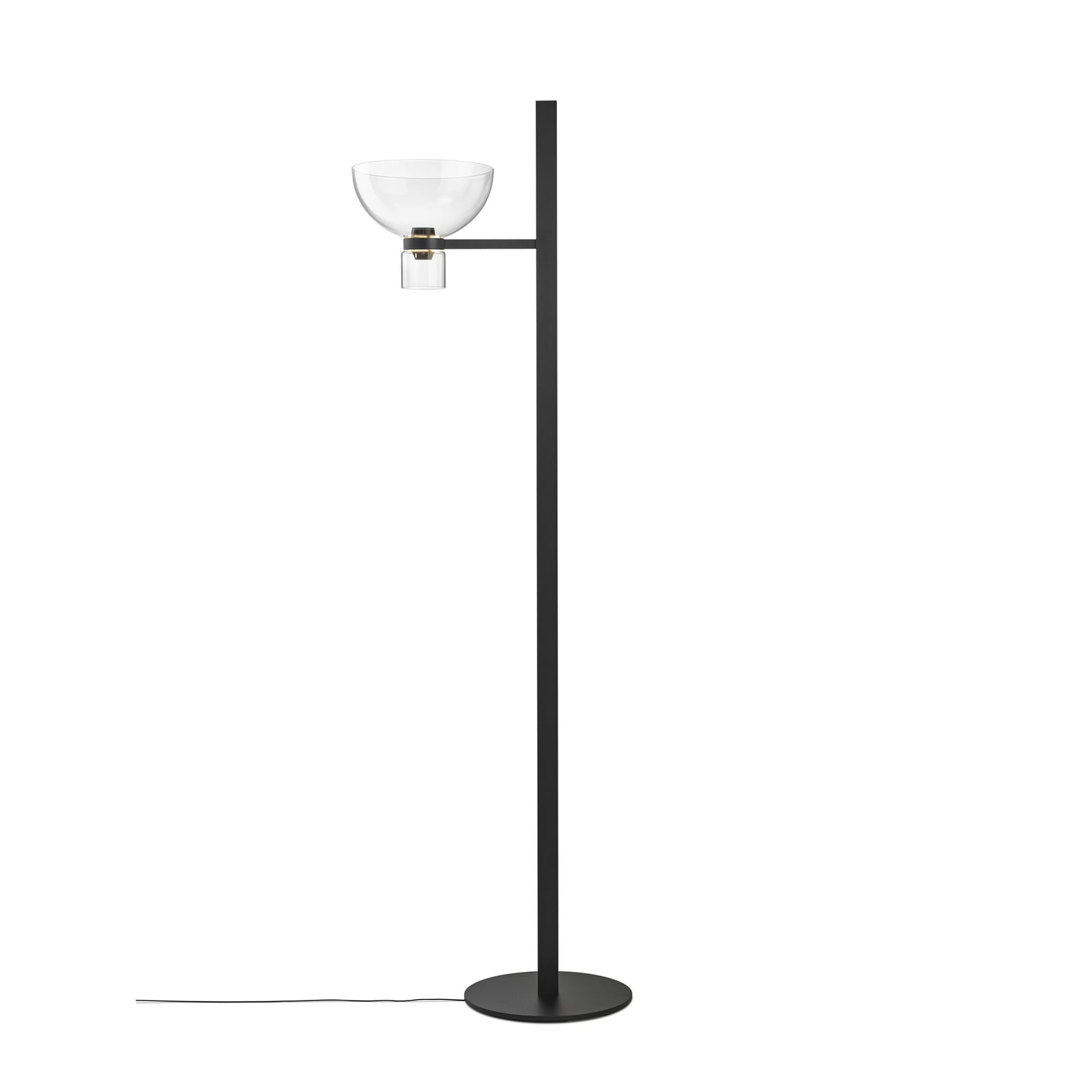 Piantana LED Nocturne F1 Bowl, nera, altezza 206 cm - FLOS Piantana LED Nocturne F1 Bowl, nera, altezza 206 cm - FLOS