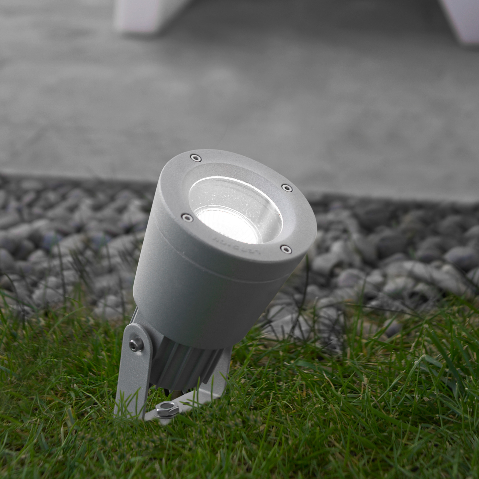 HUBBLE outdoor spotlight grey