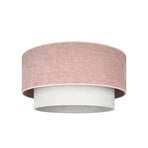 Plafonnier bohème, rose/beige, Ø 45 cm, tissu, E27 - Duolla