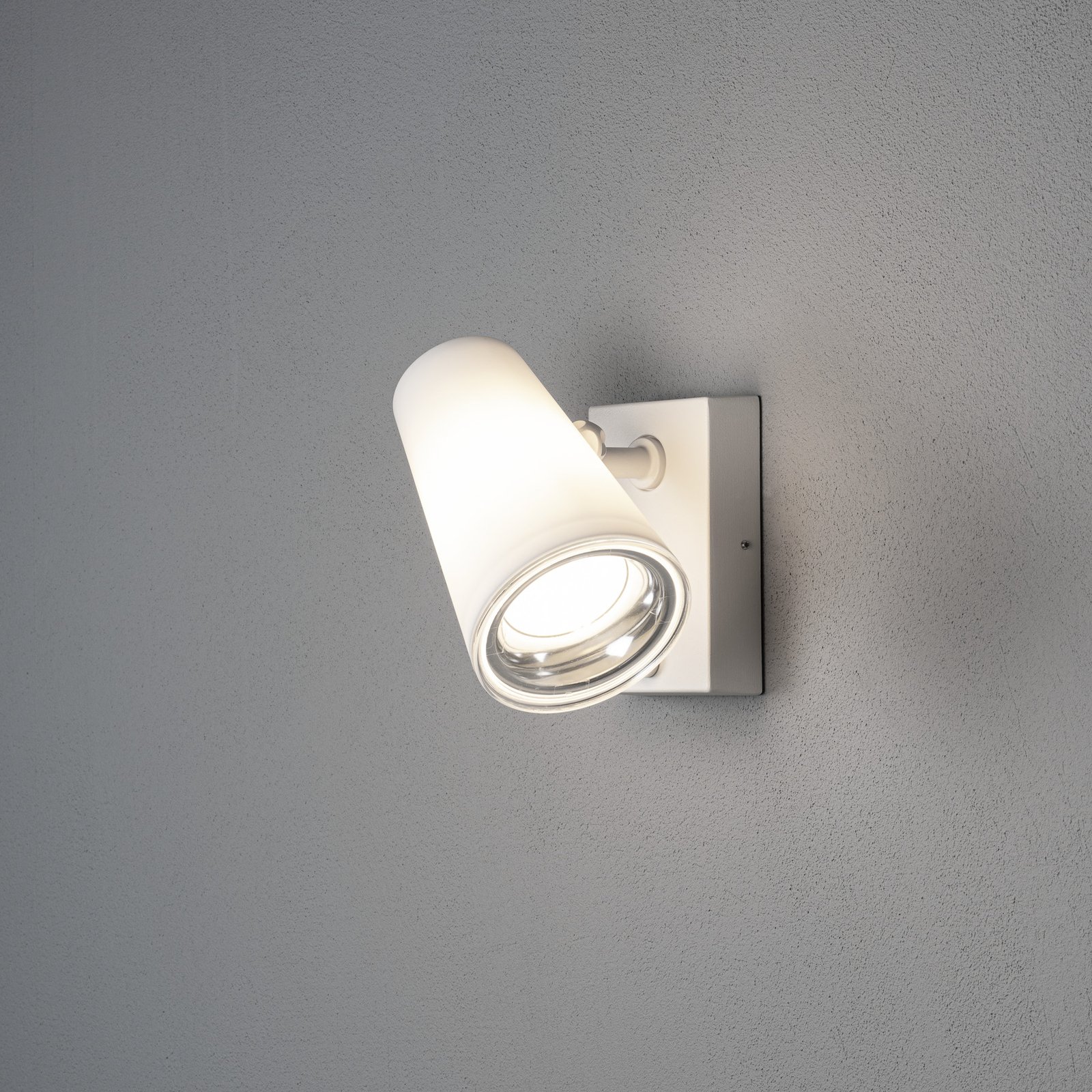 LED-buitenwandspot Fano met bewegingsmelder