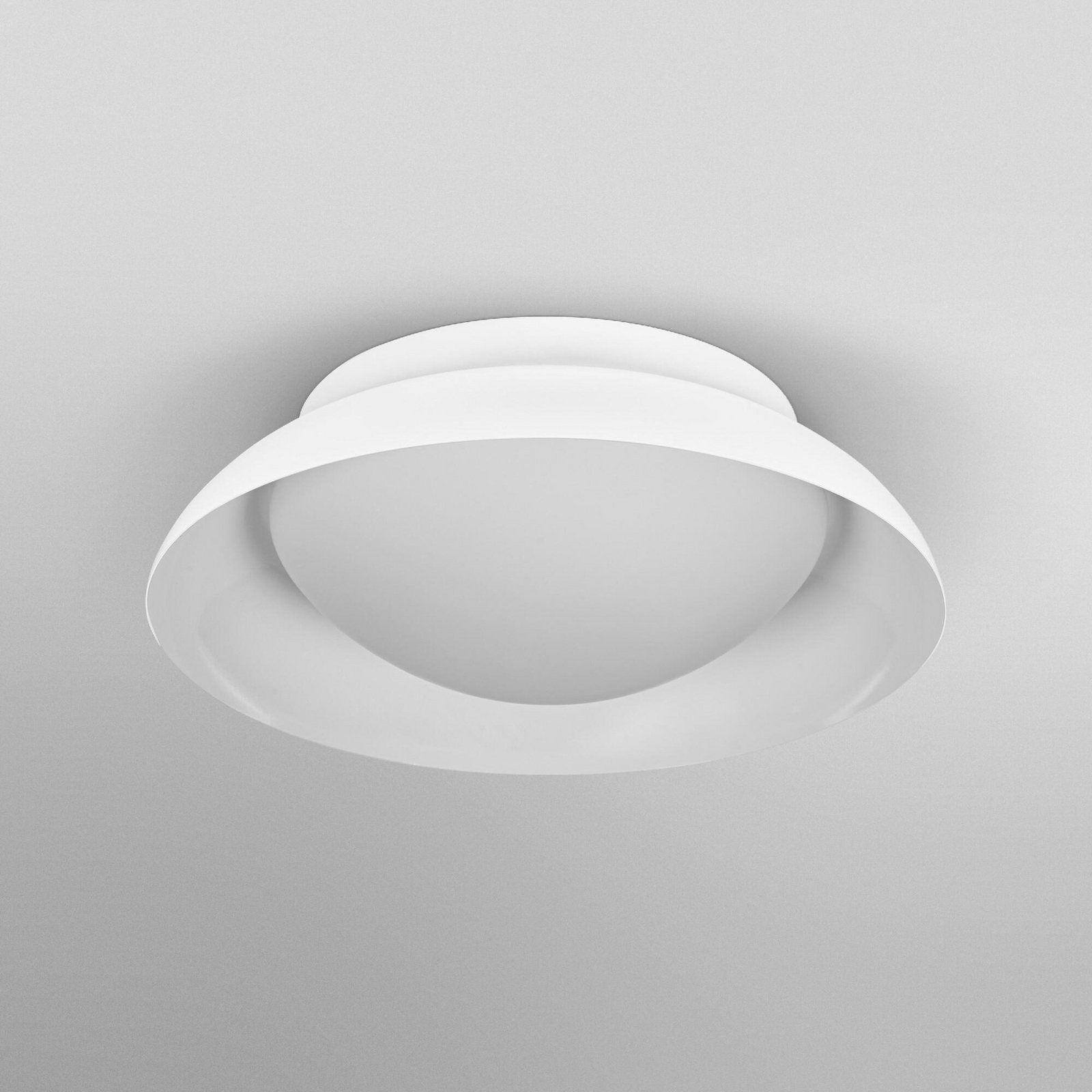 OSRAM Deckenleuchte ORBIS MILAN, weiß, Ø 31 cm, Metall/Glas