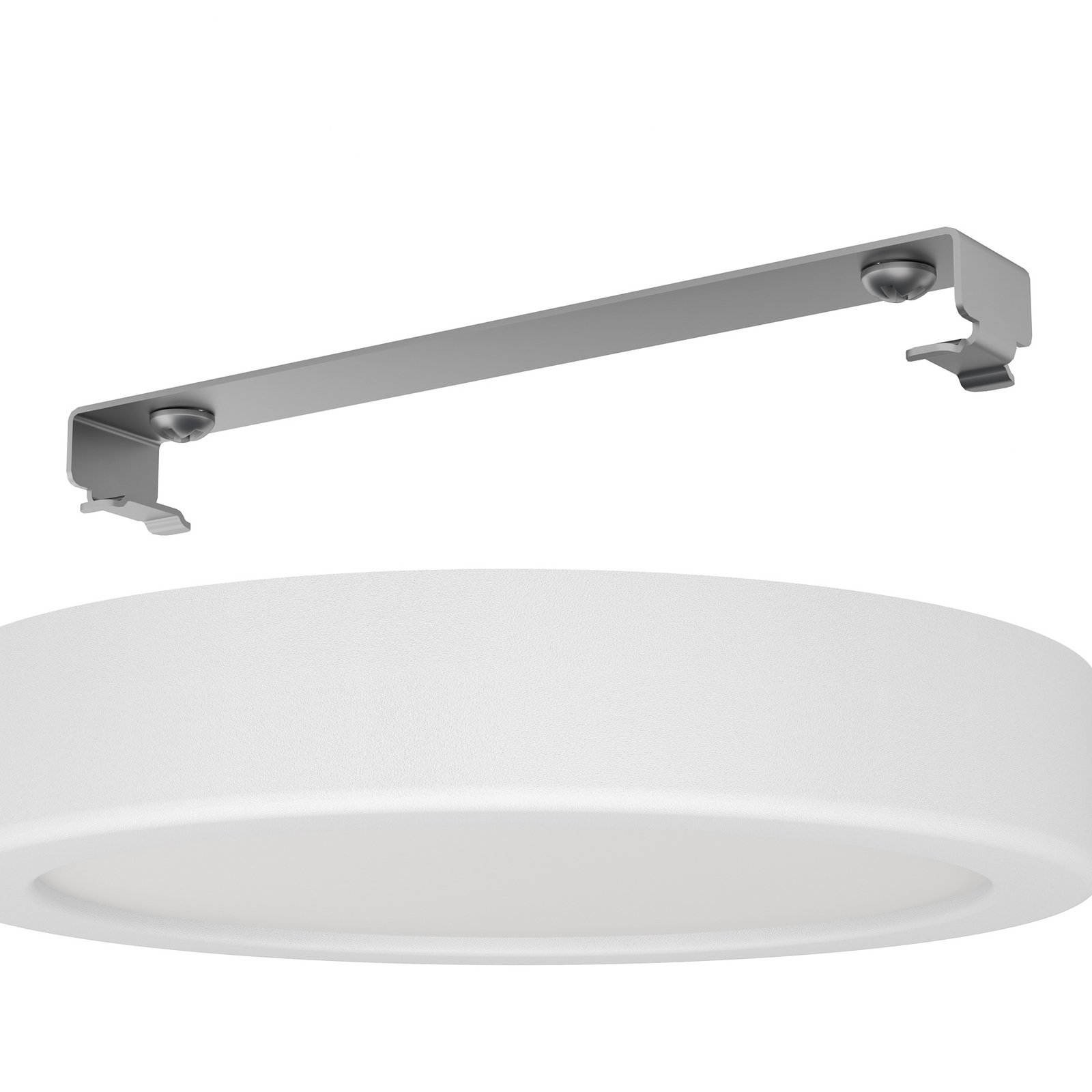 LED-loftslampe Fueva 5 IP44 3000K hvid Ø16cm