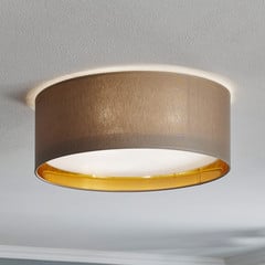 Kattovalaisin Bilbao, harmaa/kulta, Ø 45 cm