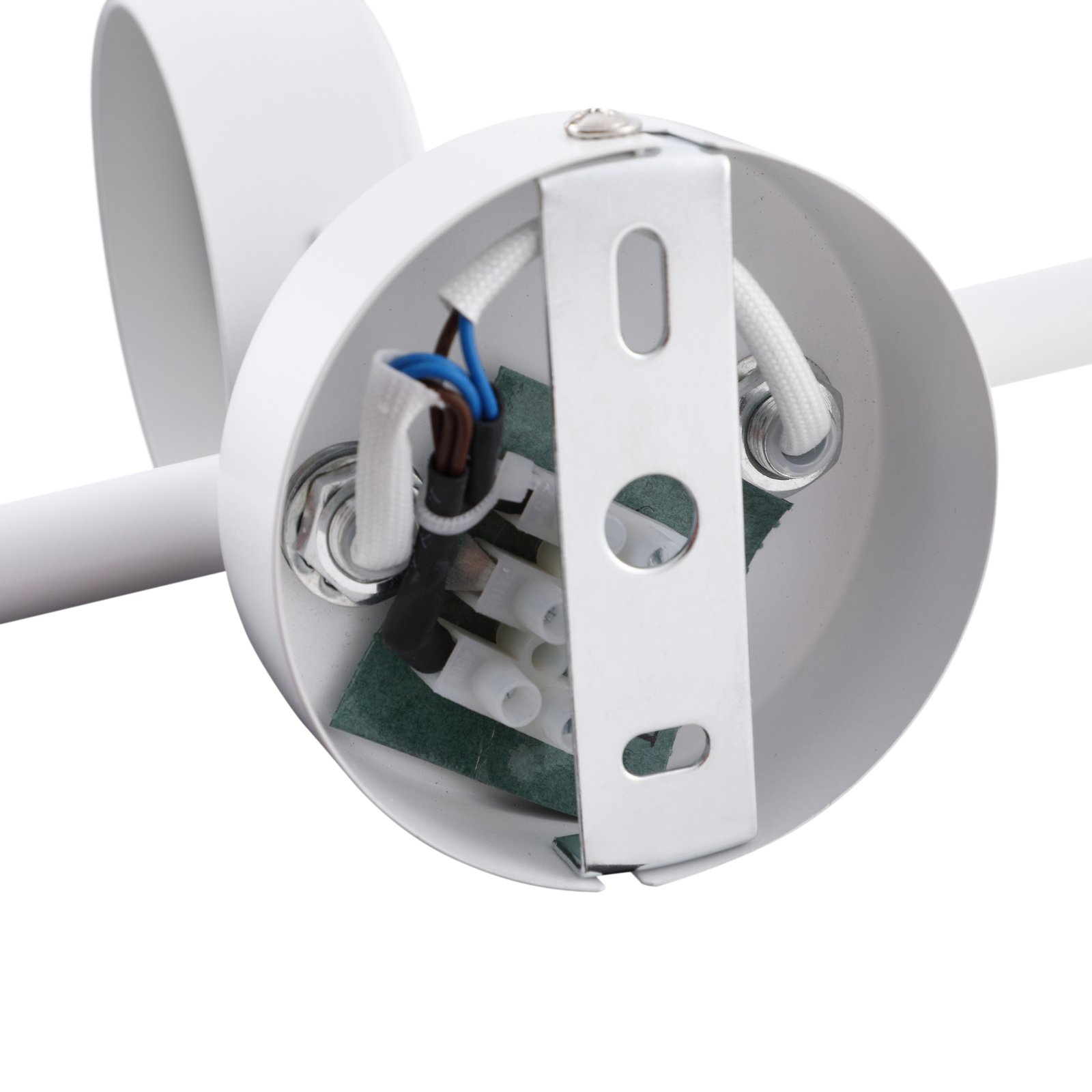 Lindby taklampa Jyla, 3 lampor, matt vit