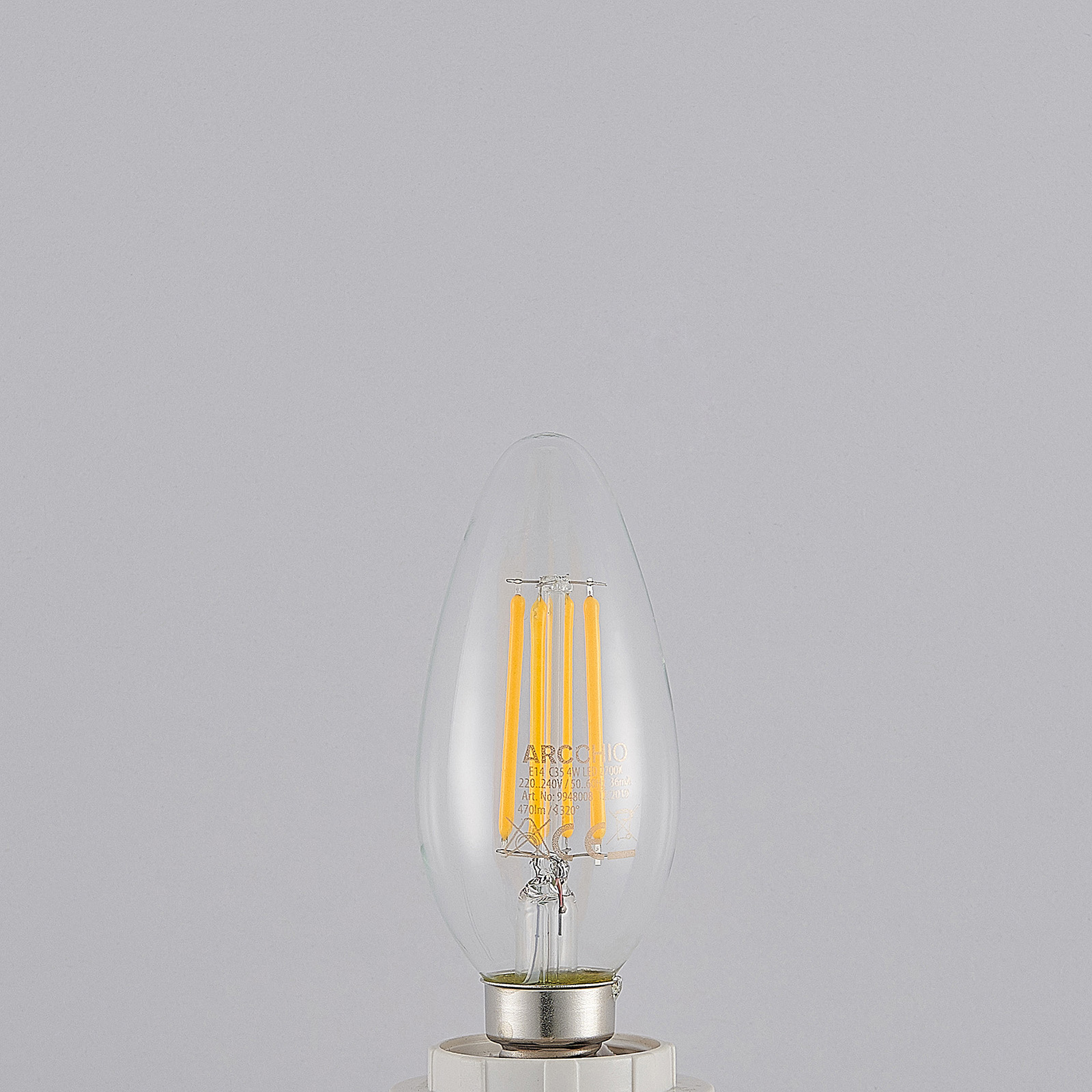 LED-pære E14 filament 4W 2 700K 3-step-dimmer