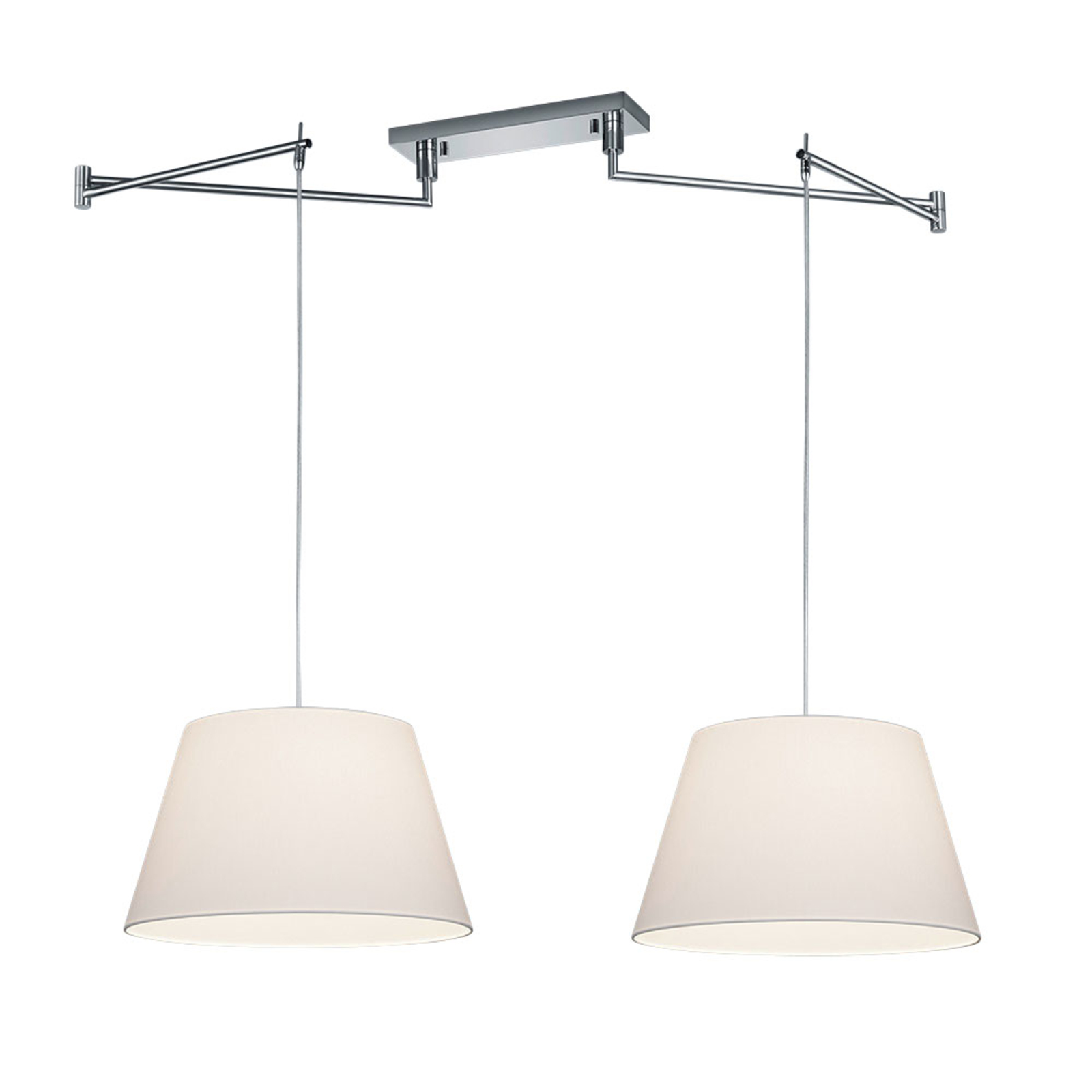 Helestra Certo hanglamp conisch 2-lamps