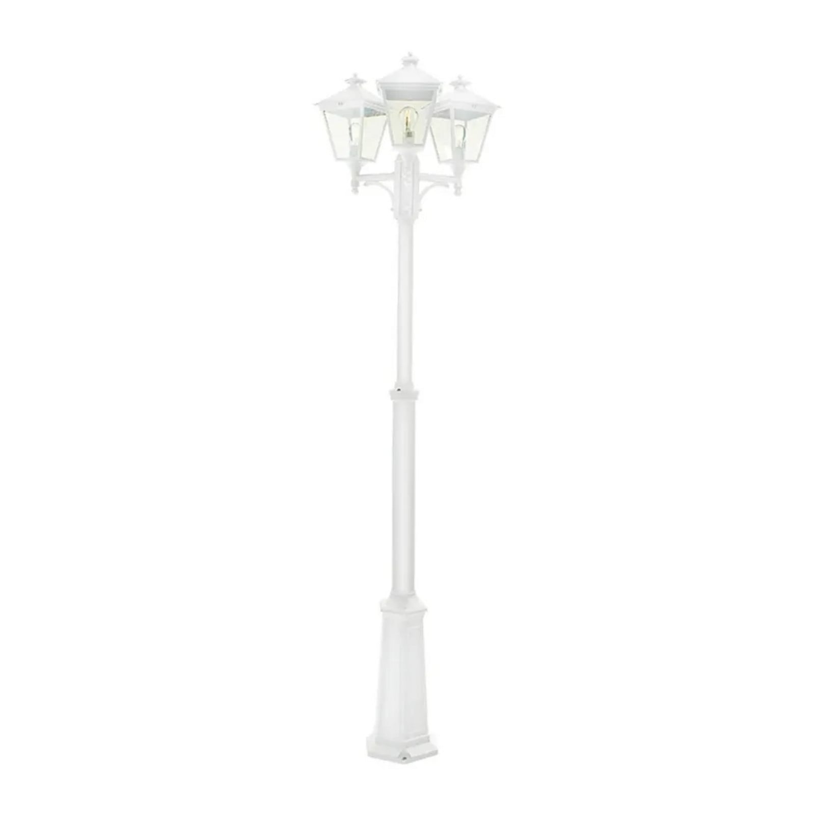 London 3 Udendørs Parklampe Smal Hvid Norlys - Terrasse - Aluminium