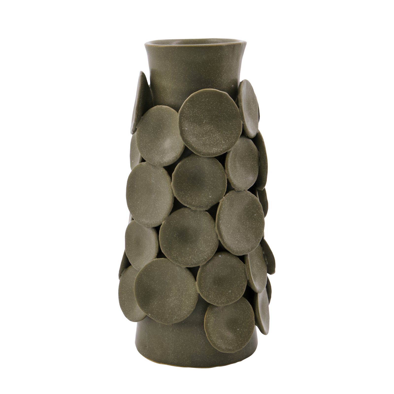 Dot Vase khaki stein høyde 26 cm - House Doctor