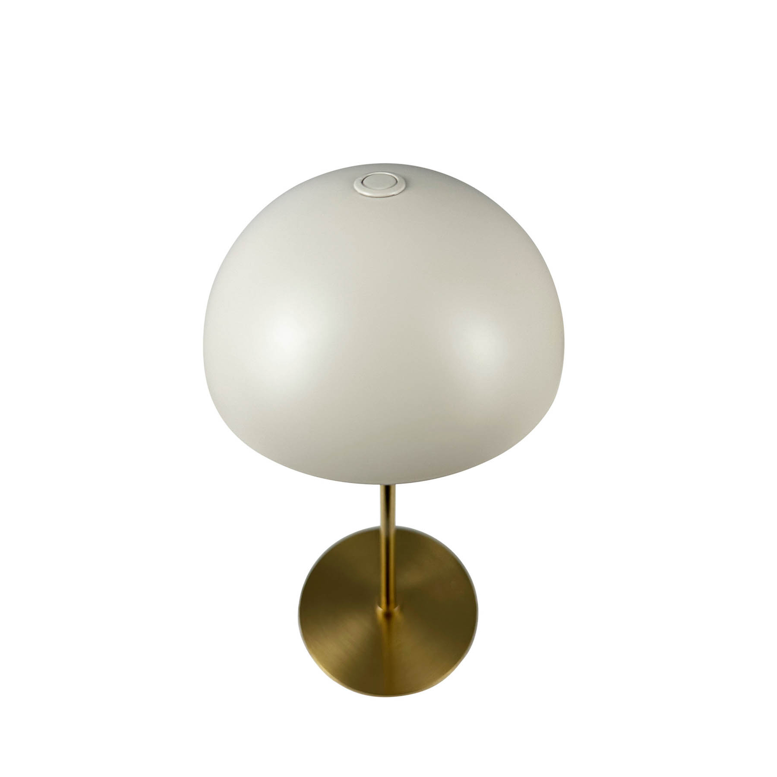 Dyberg Larsen LED-Akku-Tischlampe Along, beige, Höhe 20 cm