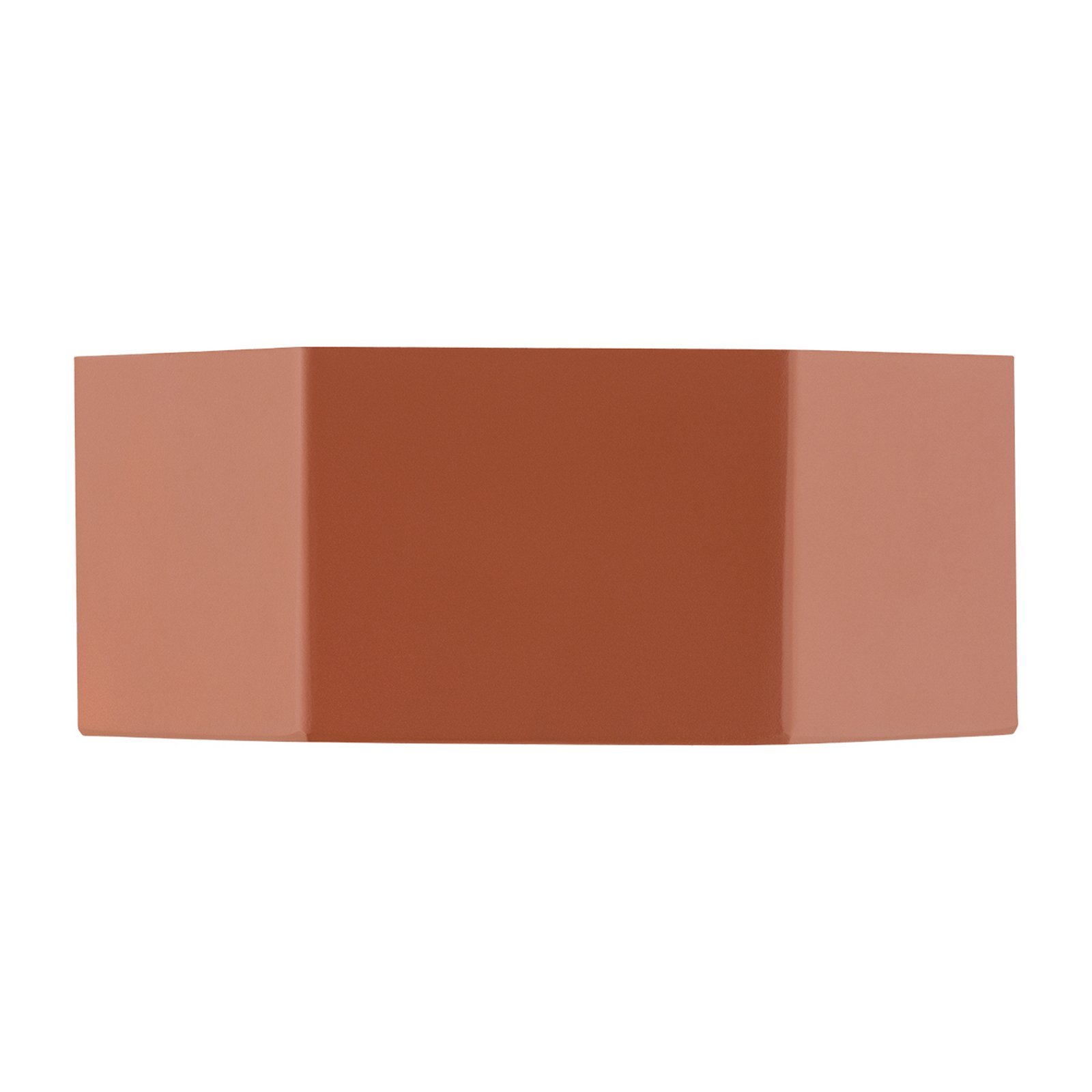LED-Deckenleuchte Libre, terracottafarben, Stahl, 3.000 K