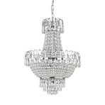 Casparia Lustr Clear/Chrome - Lindby