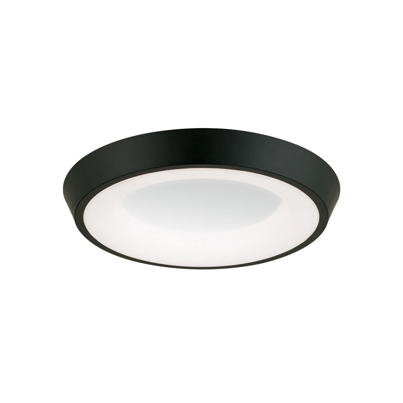 Plafonnier LED Look, noir/blanc