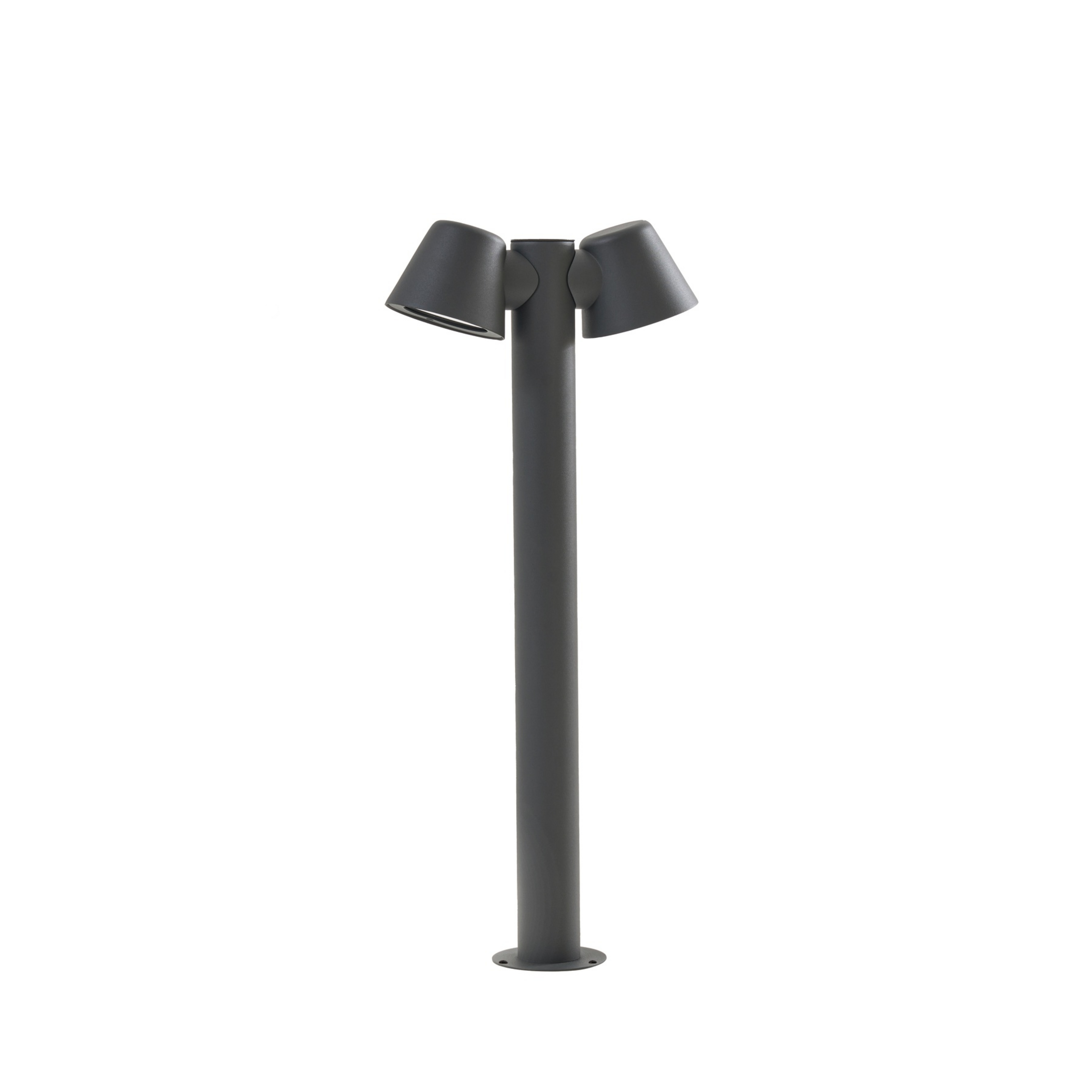Lampione Ileyna, a 2 luci, antracite, 100 cm - Lindby