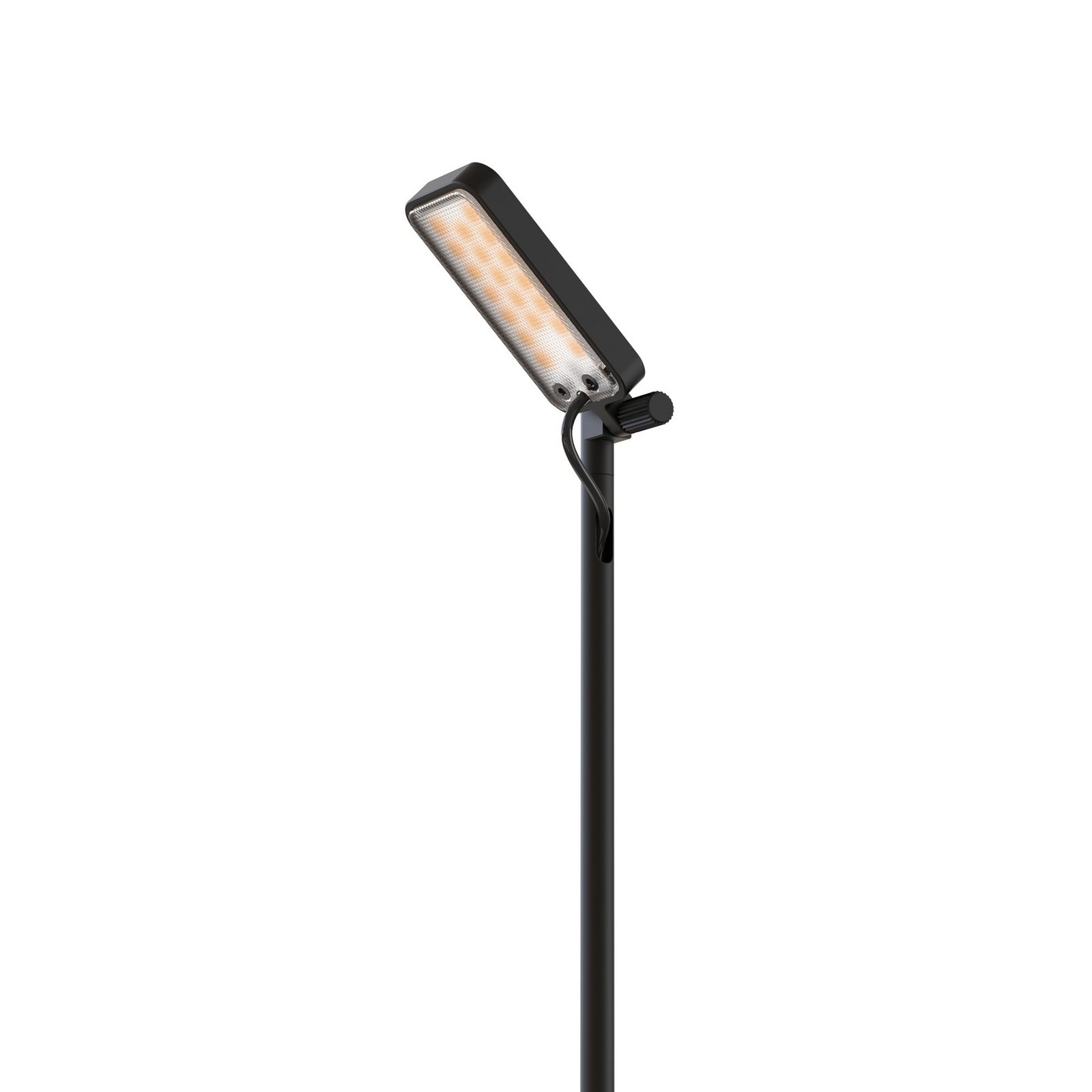 Luceplan LED-Wegelampe Flia, 180cm hoch, schwarz, Kunststoff