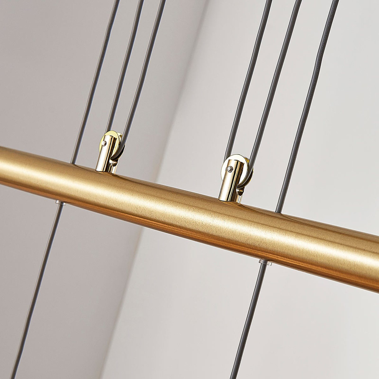 Simeon Hanglamp White/Brass - Lindby
