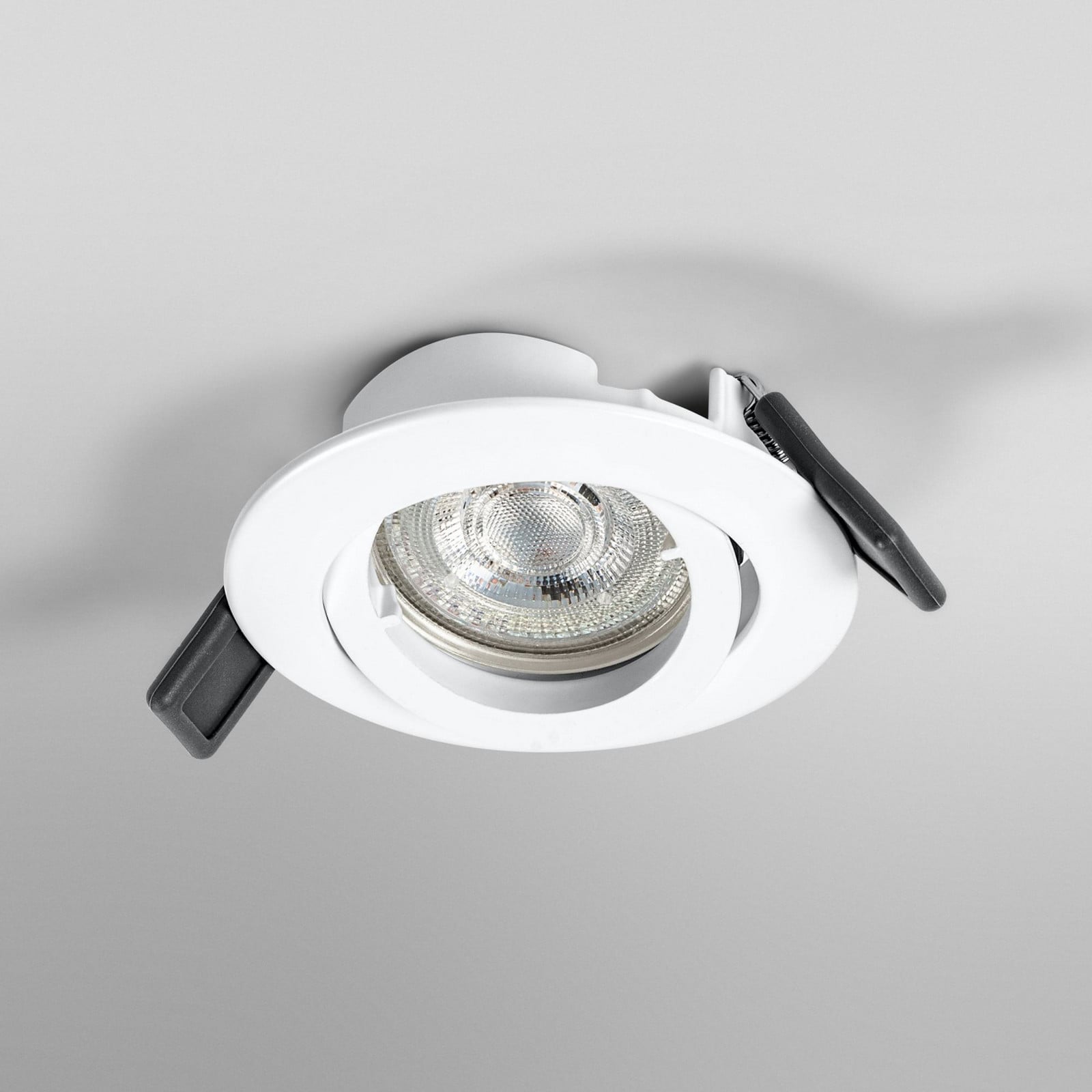 OSRAM вграден спот, Ø 9 cm, бял, метал, GU10-LED, 2700 K