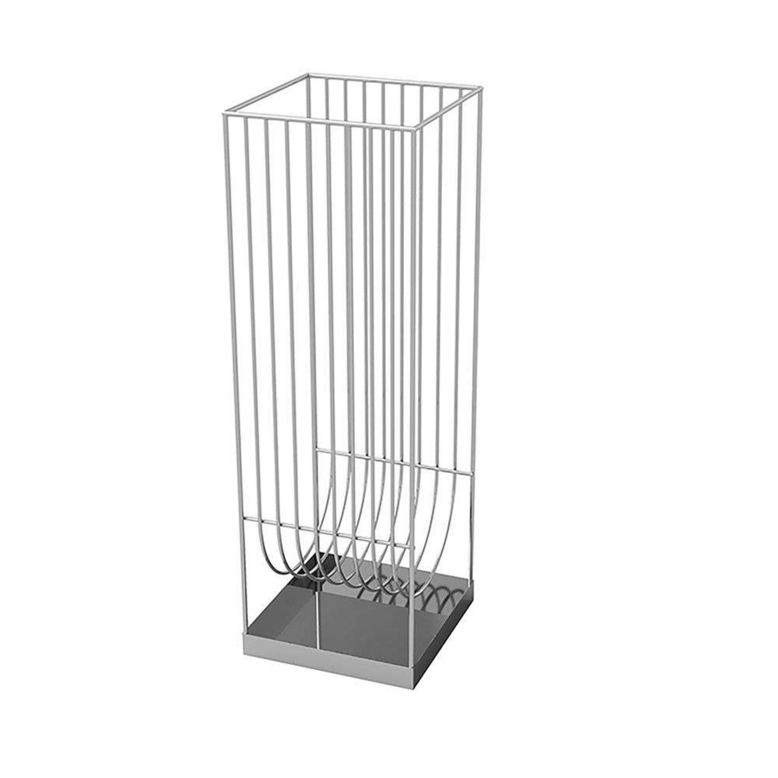 Curva Umbrella Stand Silver - AYTM