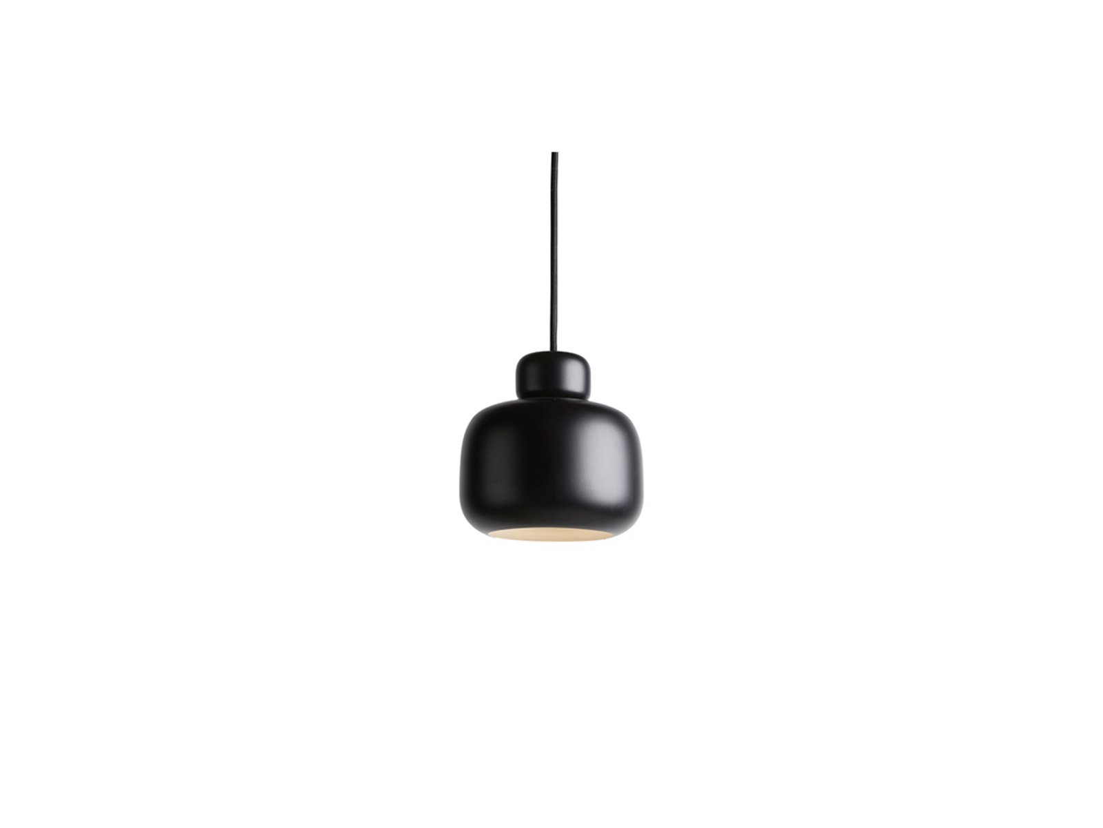 Stone Závěsná Lampa Small Black - Woud