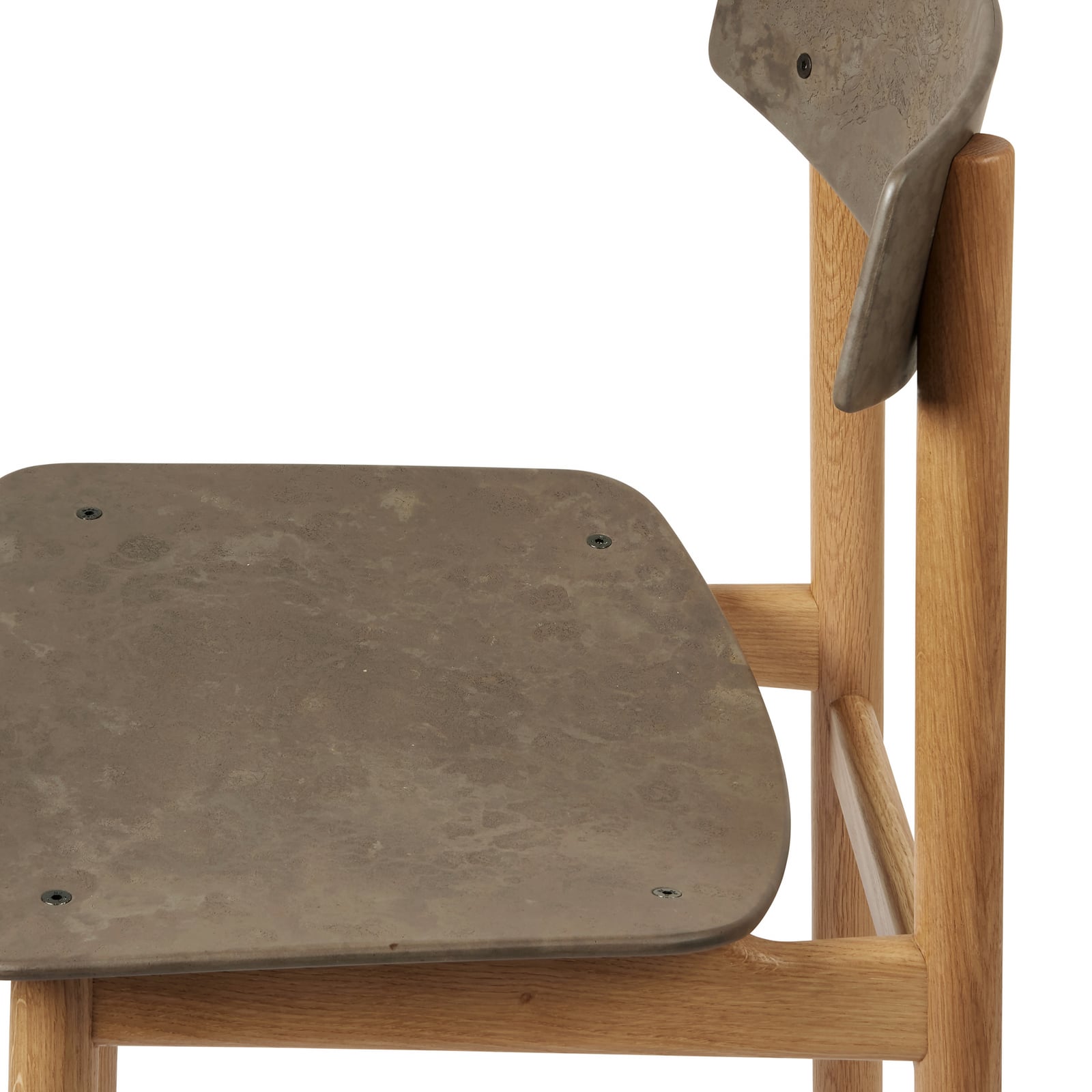Chaise Conscious 3162, noire, hêtre, hauteur 78,5 cm - Mater