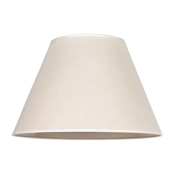 Lampenwelt Lampenschirm Pseudosofia für Stehlampe beige