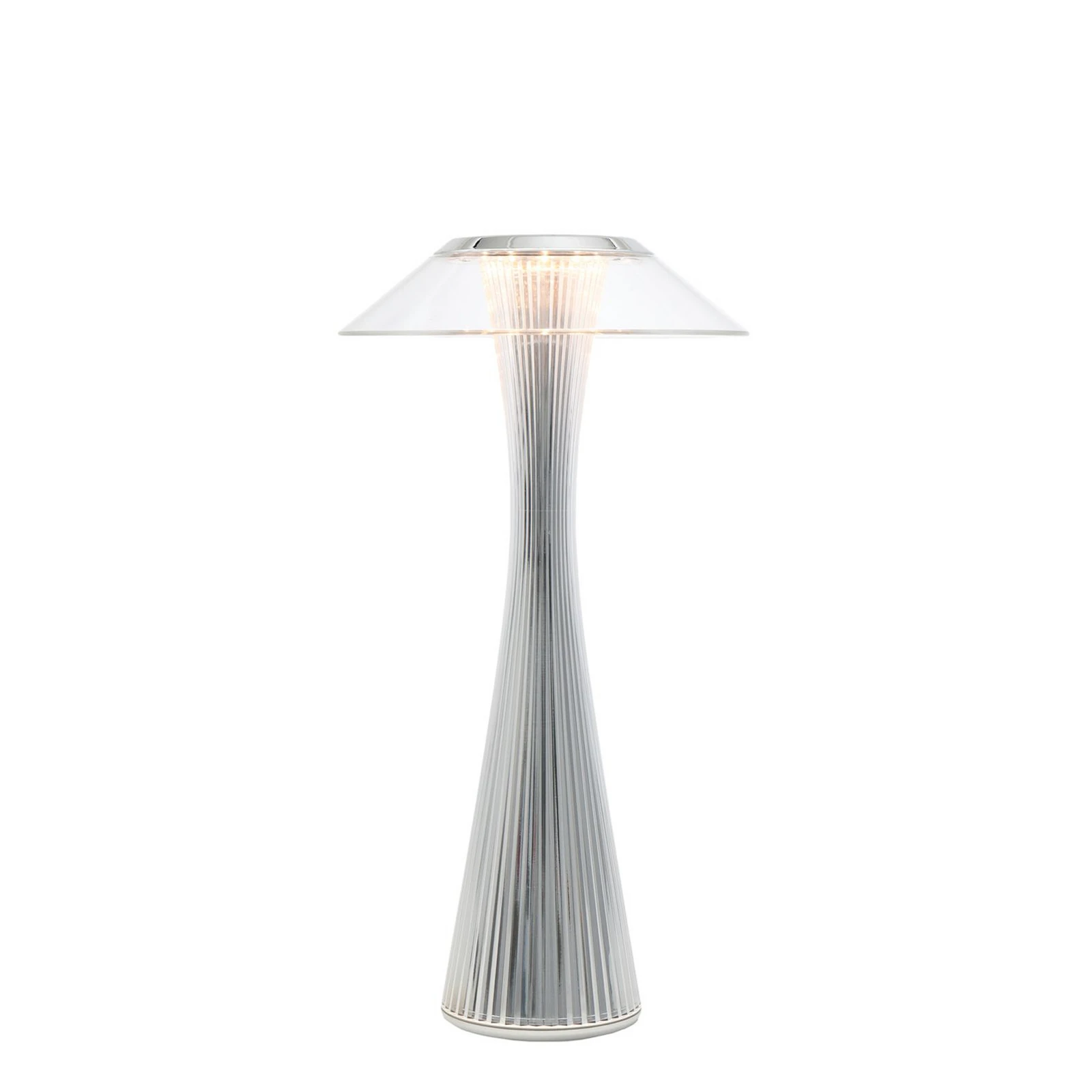 Kartell Space - LED дизайнерска настолна лампа, хром