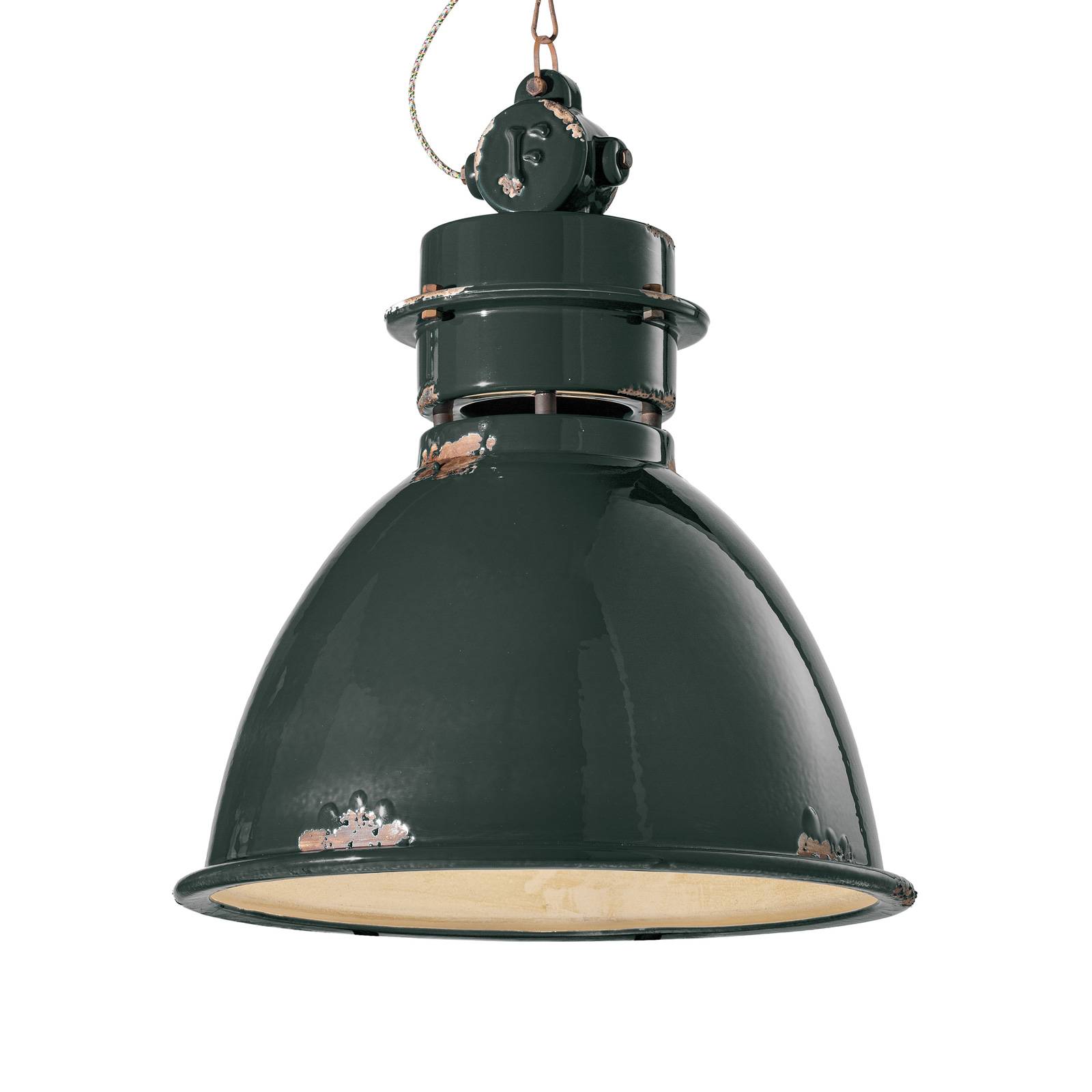 Lampa wisząca C1750 z ceramicznym kloszem czarna