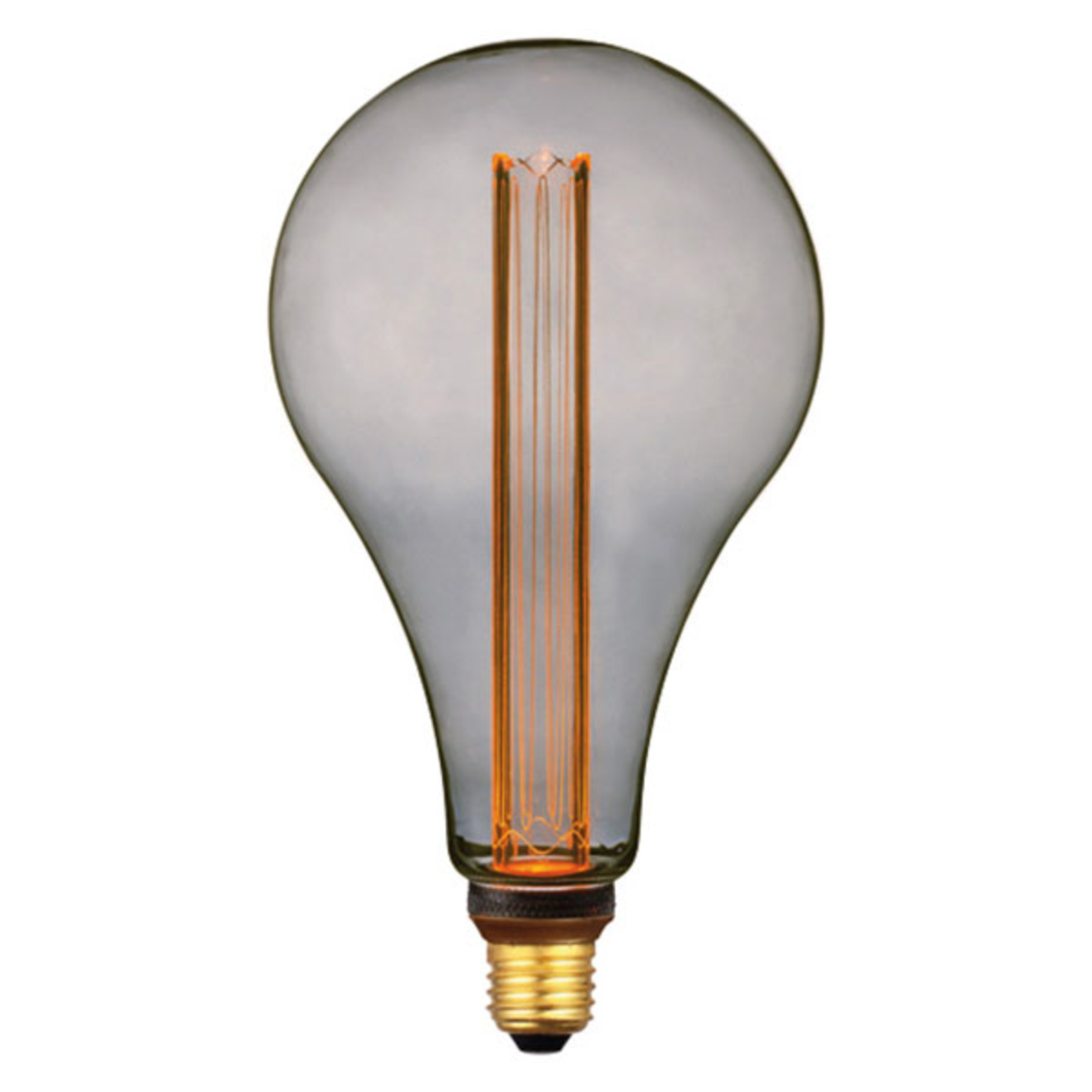 LED-Lampe E27 5W, warmweiß, 3-Step-dim, smoke 30cm