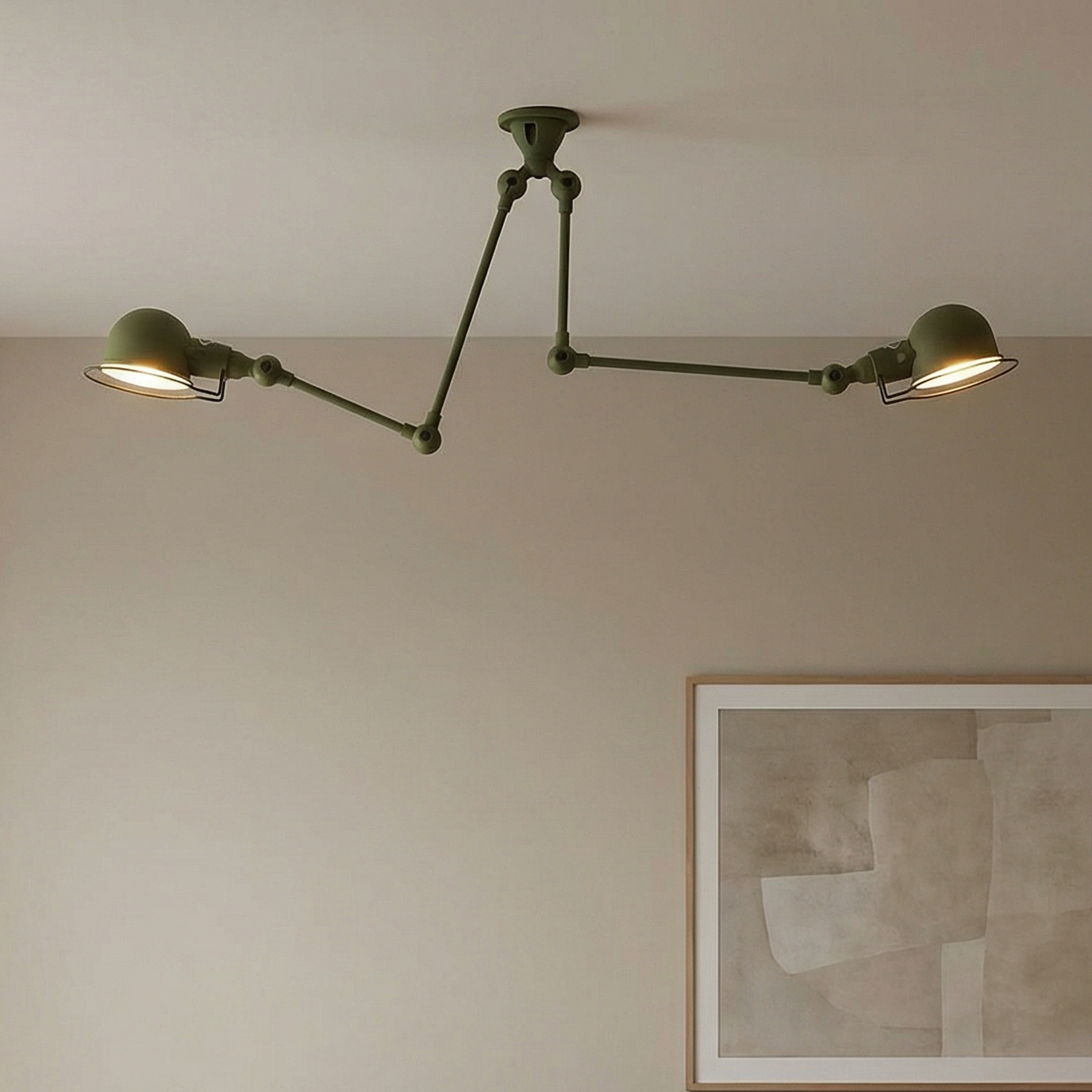 Jieldé Signal Sky3773 loftlampe, 2 lyskilder grøn